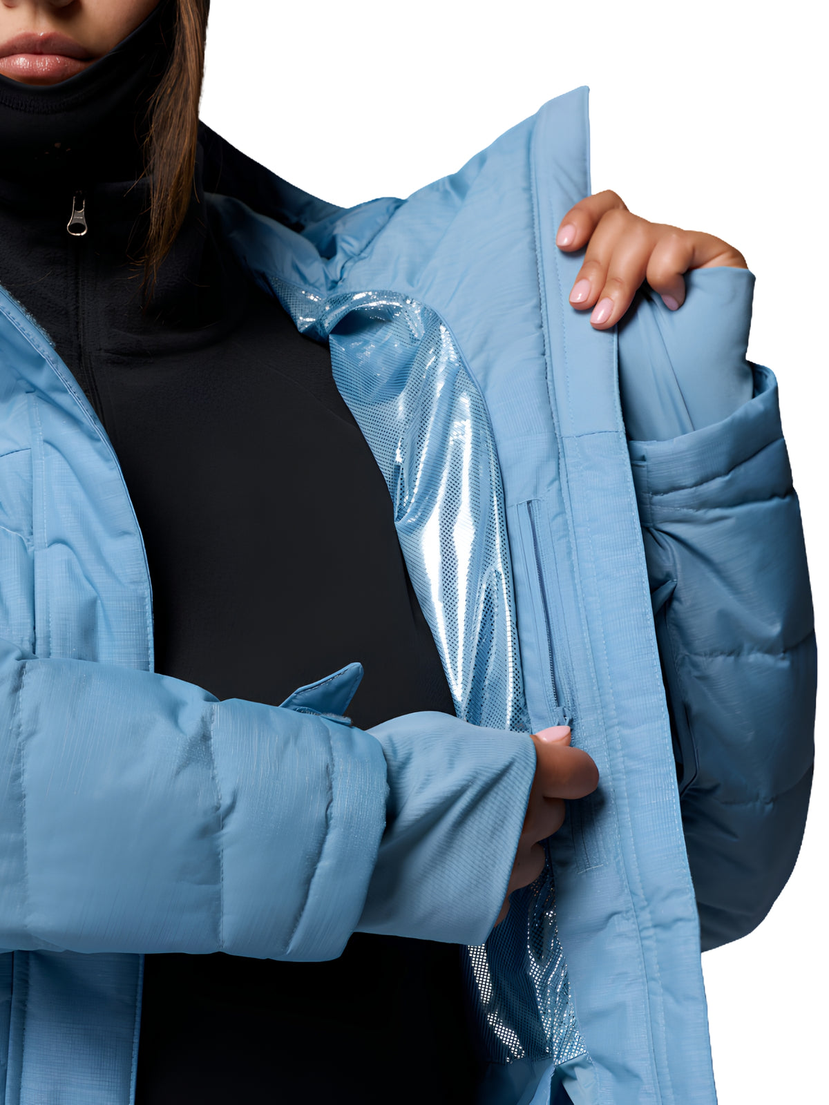 Manteau Lay D Down V Taille Plus - Rainy Day
