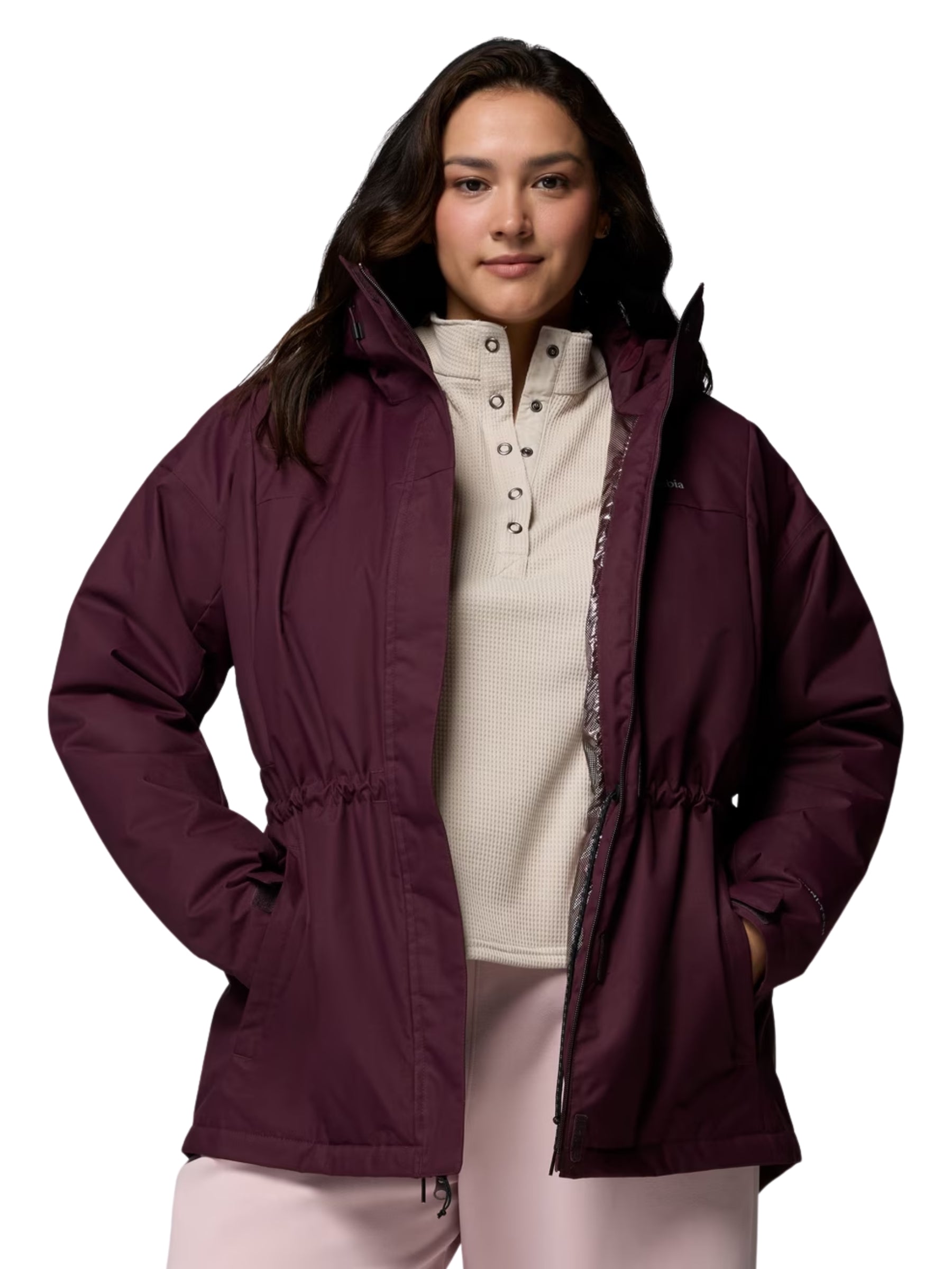 Manteau Long Isolé Hikebound II Taille Plus - Moonvista