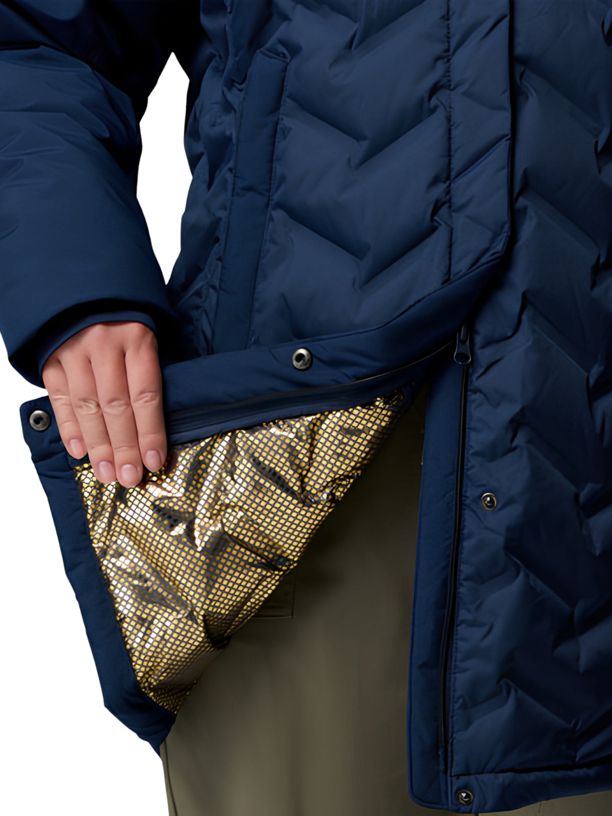 Manteau Mi-long Mountain Croo III Taille Plus - Collegiate Navy