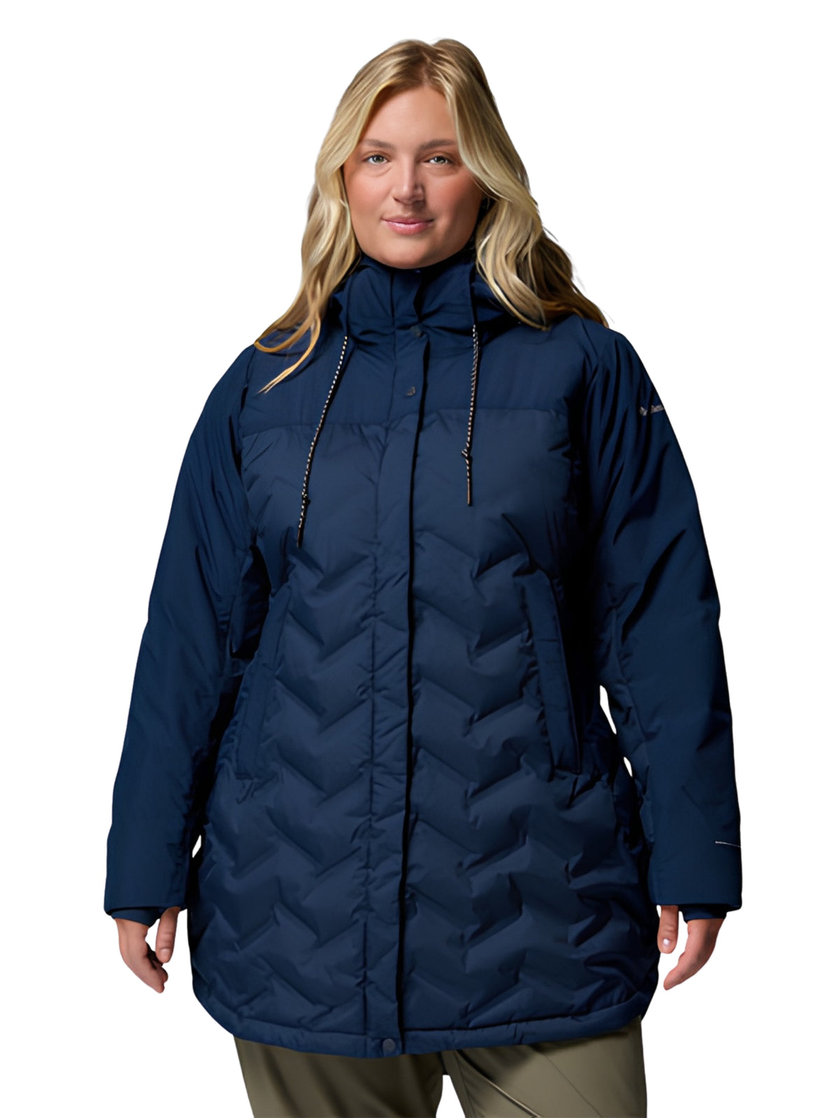 Manteau Mi-long Mountain Croo III Taille Plus - Collegiate Navy