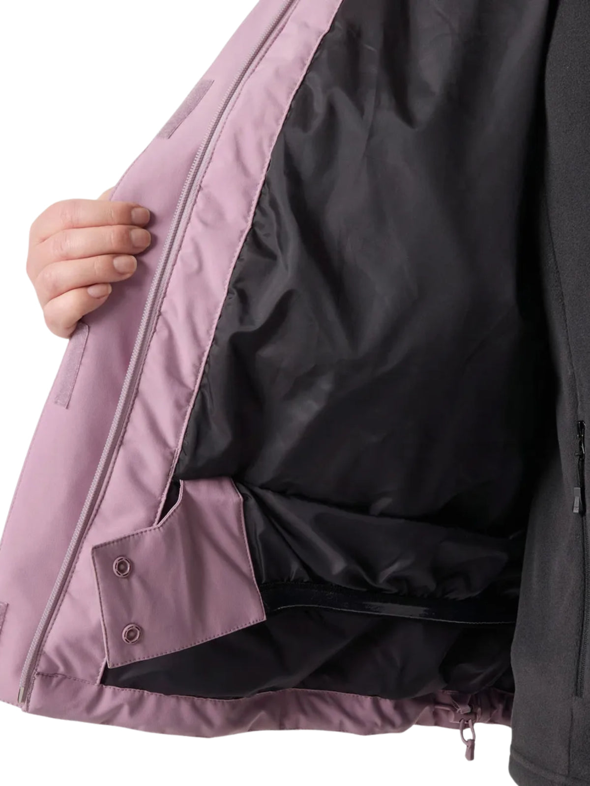 Manteau Snowplay Taille Plus - Purple Clay