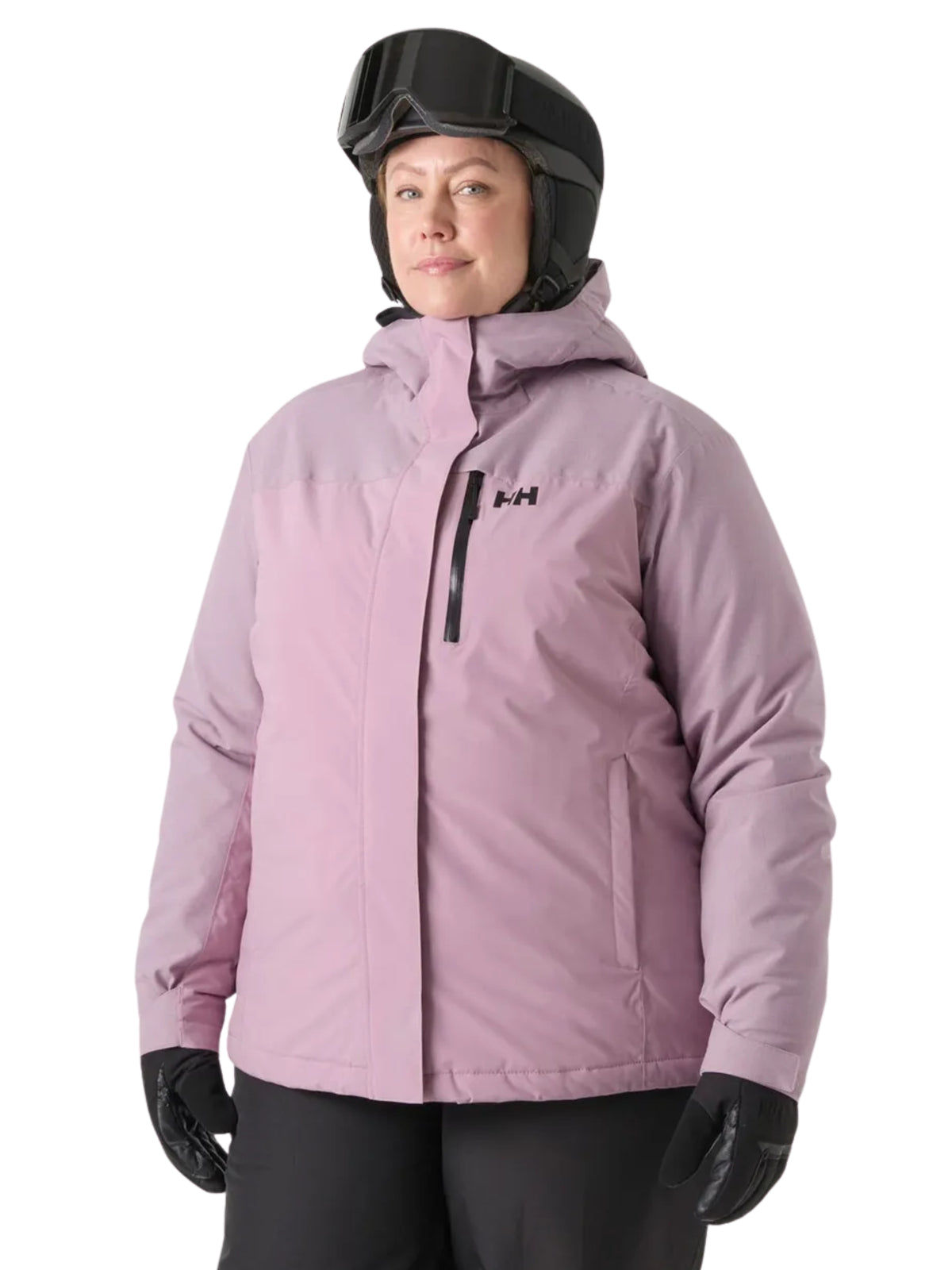 Snowplay Plus Size Coat - Black