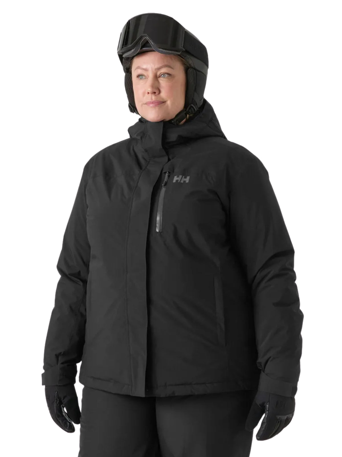 Snowplay Plus Size Coat - Black
