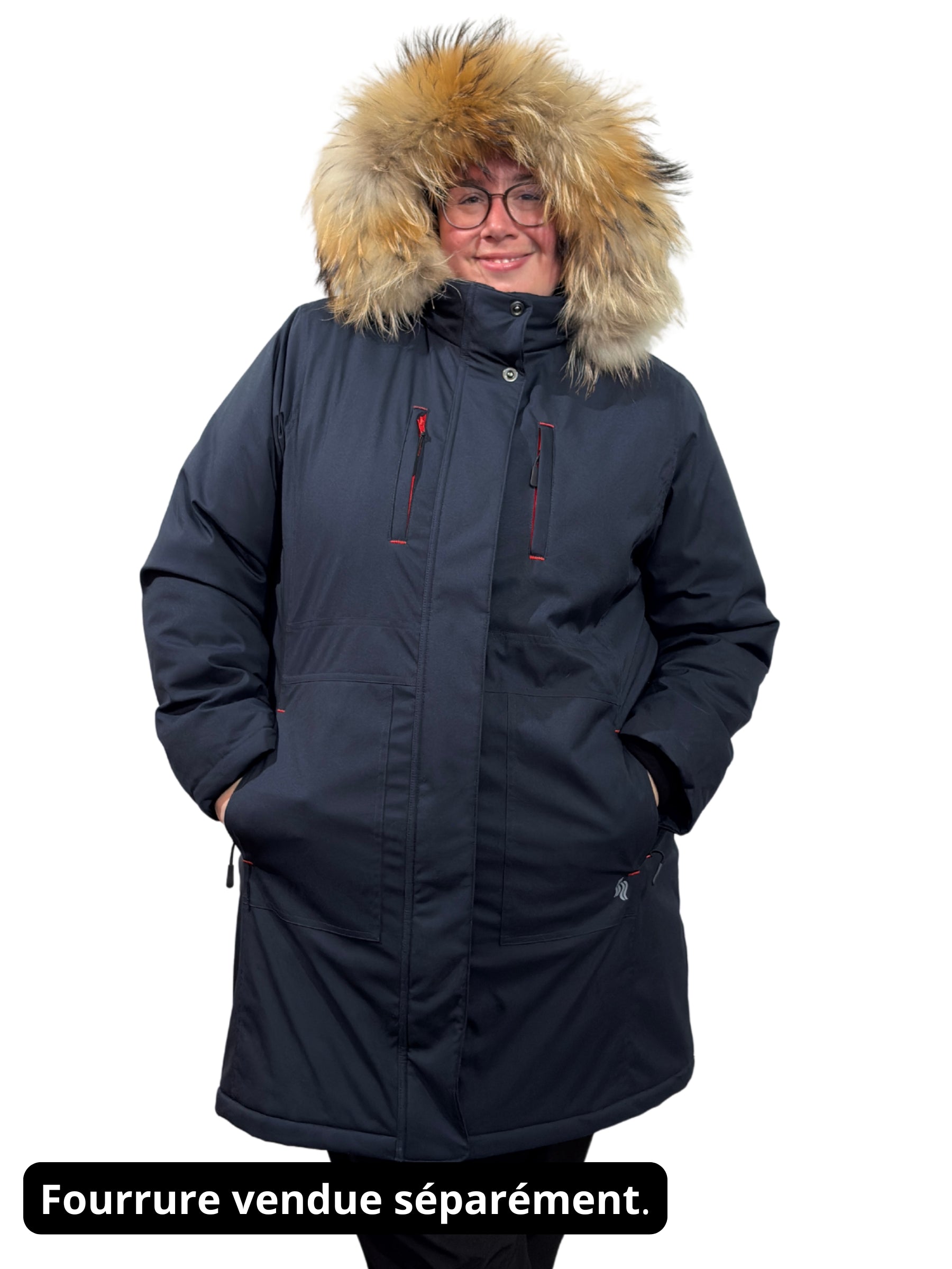 Plus Size Harfang Insulated coat by Sportive Plus