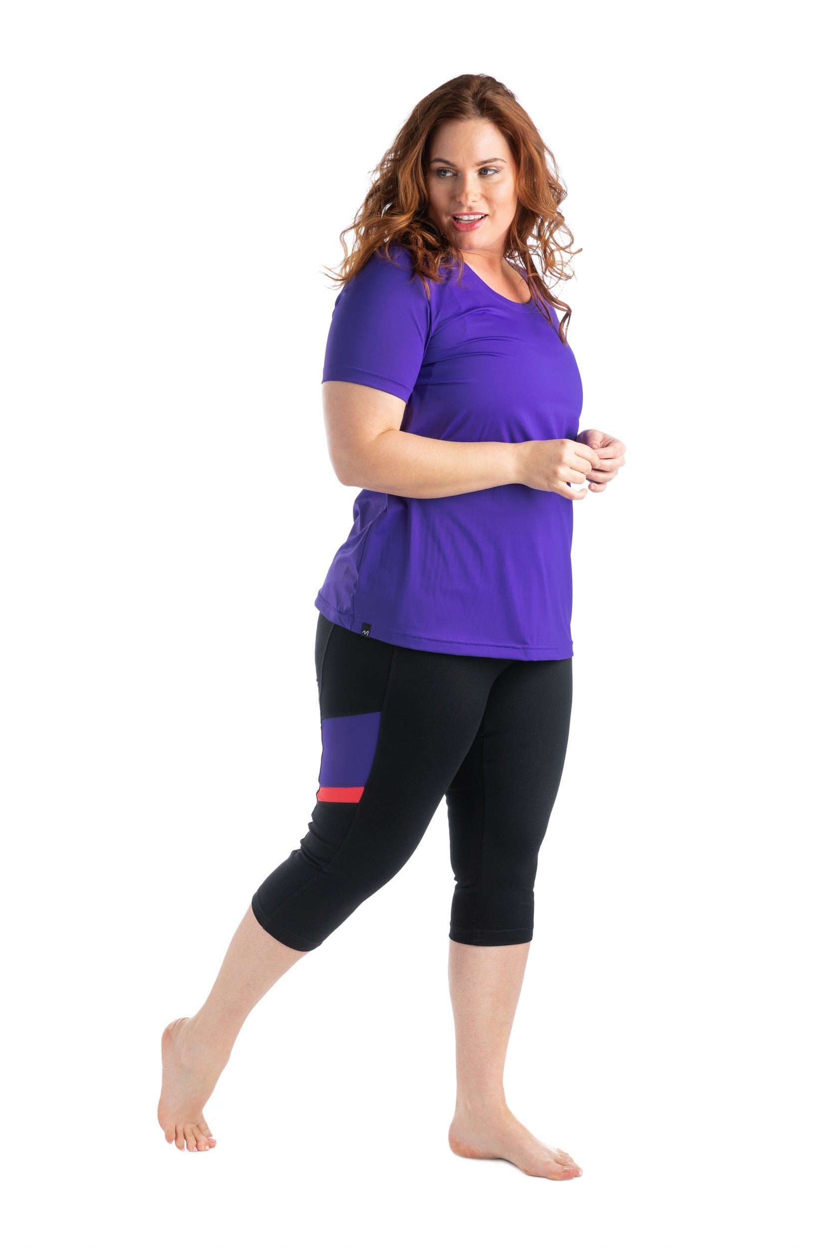 Moov Activewear Braderies Le Round-Off - T-Shirt Sport⎮Taille Plus