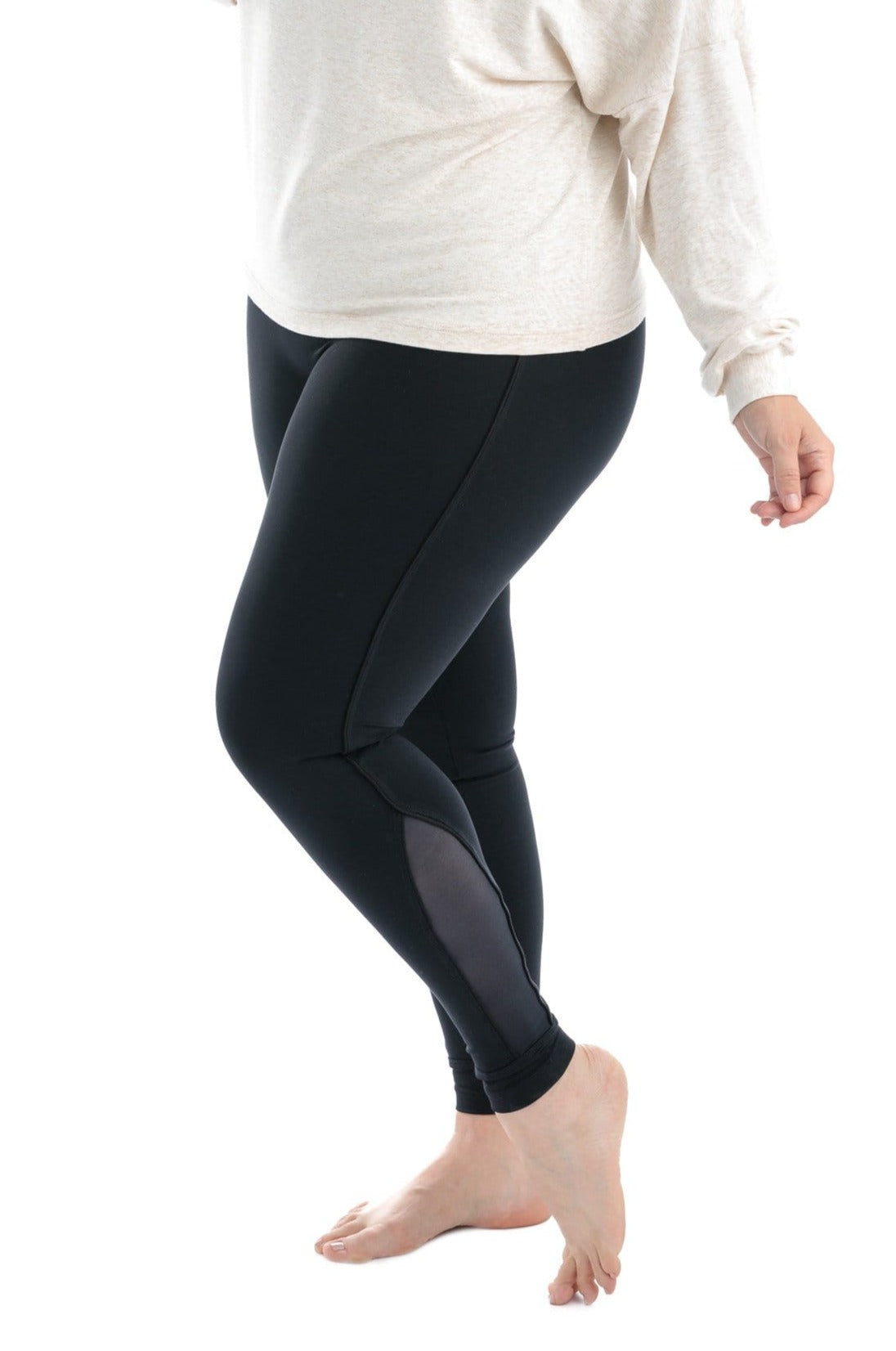 MOOV Activewear Legging Long Le Infield - Legging Sport Long en BIO-MOOVFLEX™⎮26'' et 29.5''⎮ Taille Plus