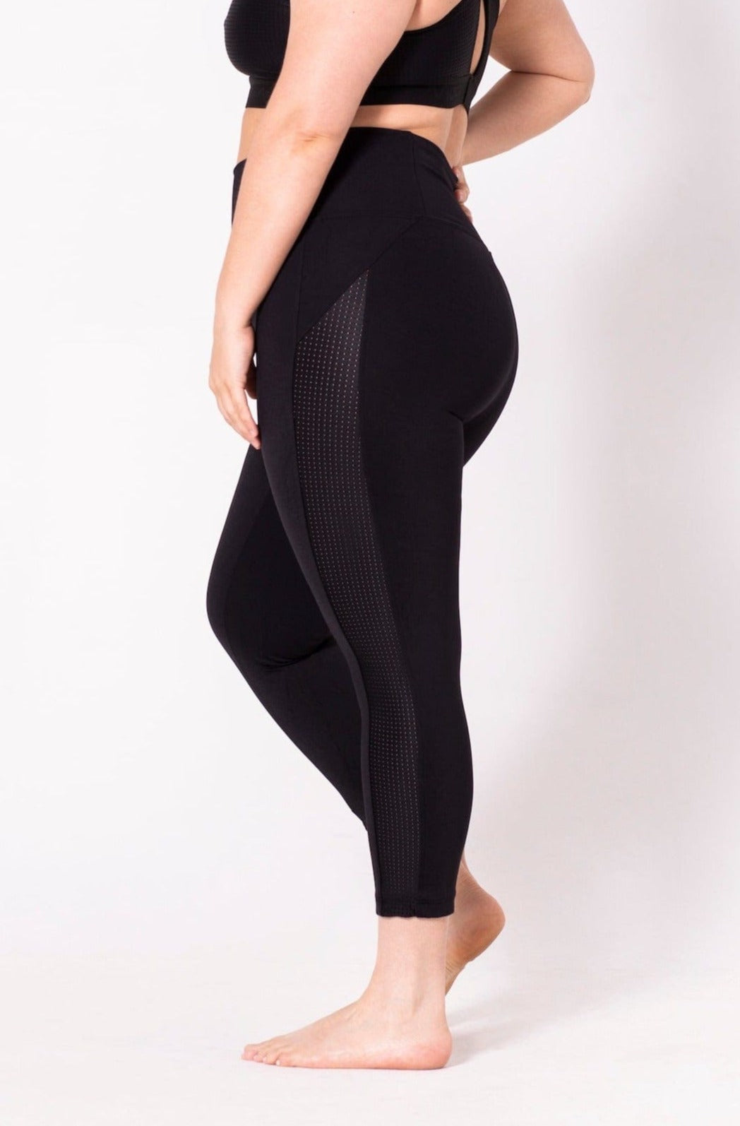 Moov Activewear Taille Plus Le Incline 22'' - Legging 7/8 Sport Bio | Taille Plus