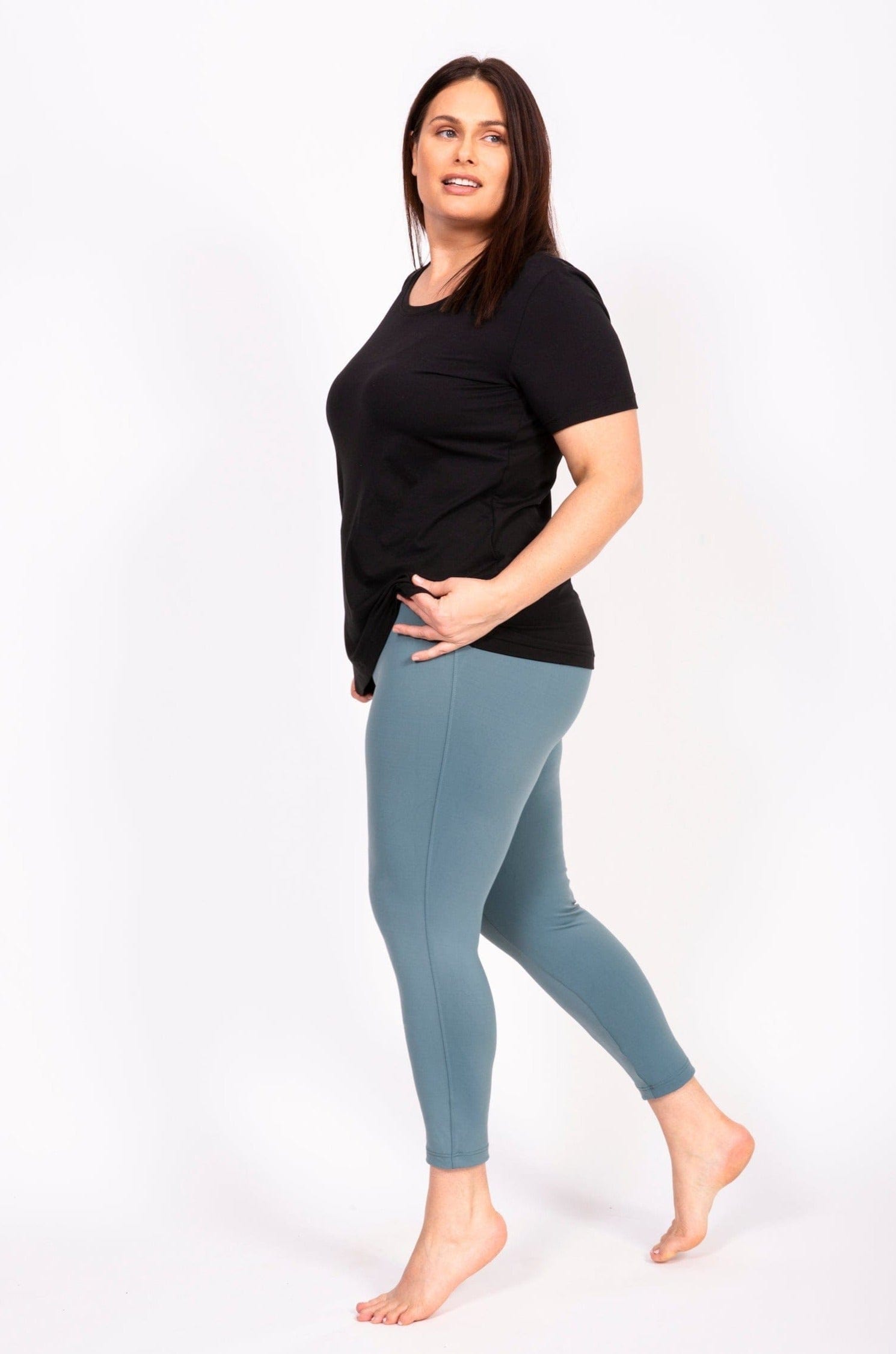 MOOV Activewear Taille Plus Le Everywhere 22'' - Legging d'Entraînement (7/8) ⎮Taille Plus 1X / vert-balsam TP22P000-BG-1X