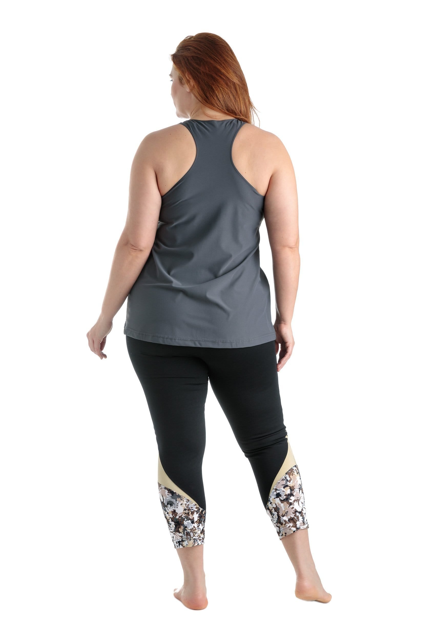 MOOV Activewear Taille Plus Le Flex Bouleau - Legging 7/8 Sport en BIO-MOOVFLEX™ 𝑐𝑙𝑎𝑠𝑠𝑖𝑐⎮22.5''⎮Taille Plus