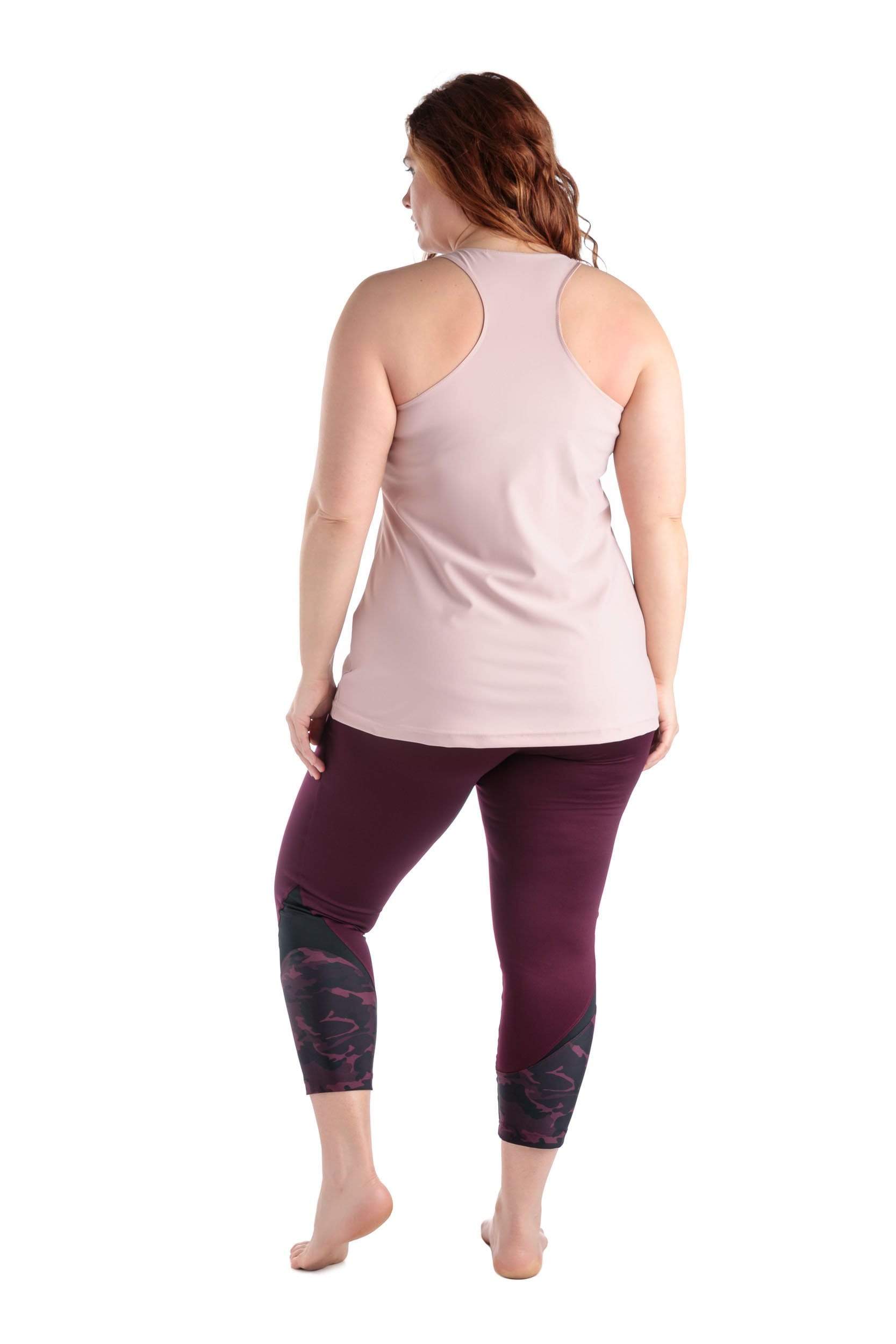 MOOV Activewear 7/8 Le Flex Camo - Legging 7/8 Sport en BIO-MOOVFLEX™ 𝑐𝑙𝑎𝑠𝑠𝑖𝑐⎮22.5''⎮Taille Plus