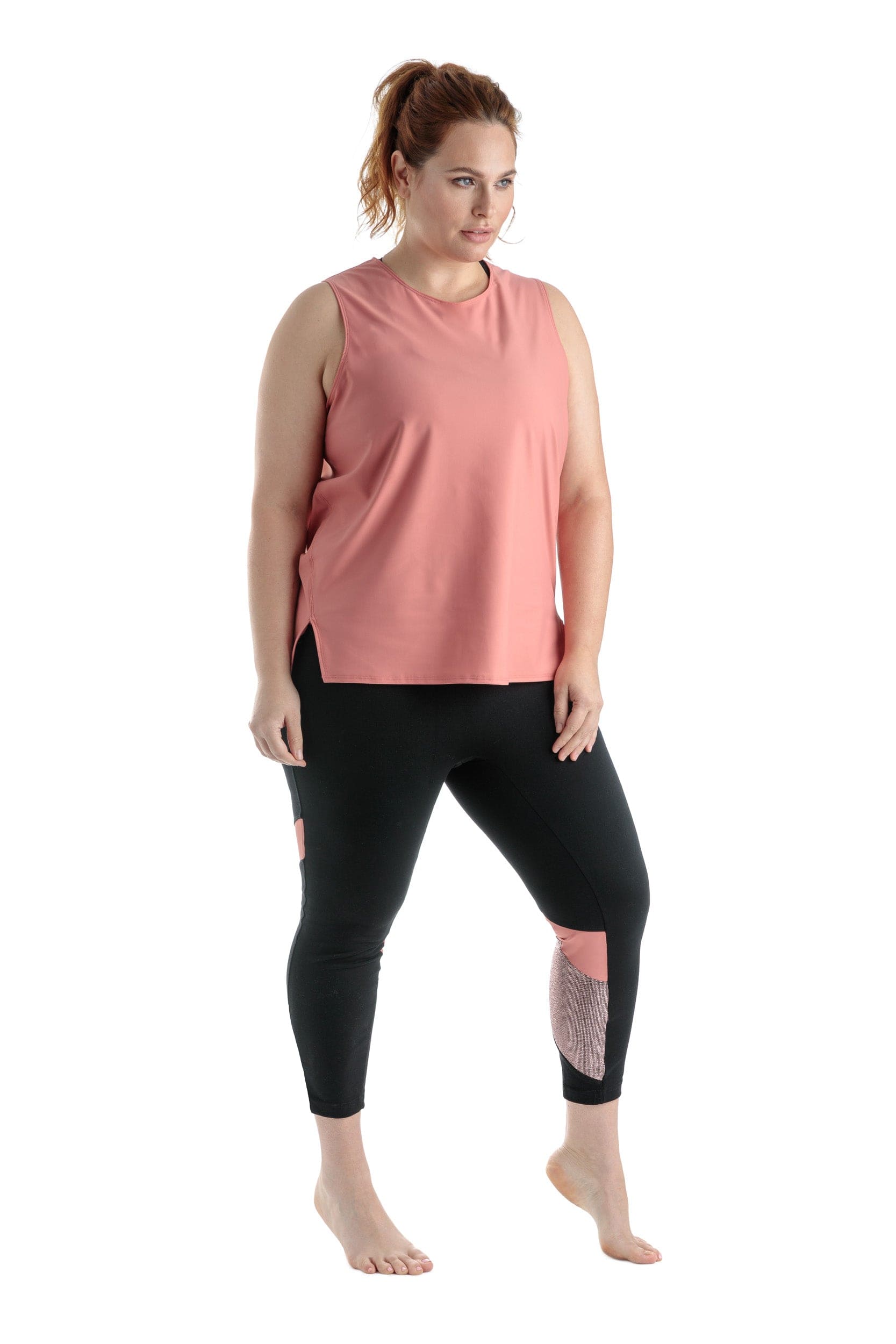 MOOV Activewear Taille Plus Le Footwork 22'' - Legging 7/8 Sport | Taille Plus