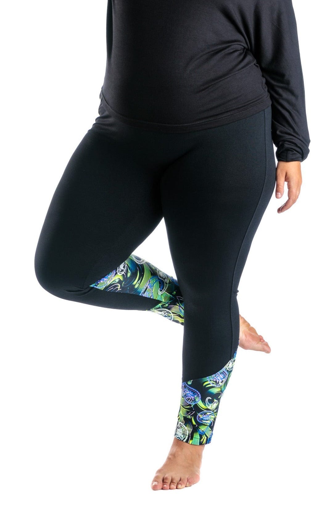 MOOV Activewear Taille Plus Le Sideback 26'' et 29.5''- Legging Sport long | Taille Plus