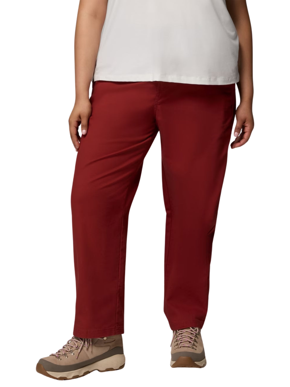 Plus Size ROC Straight Leg Pants - Red Oxide