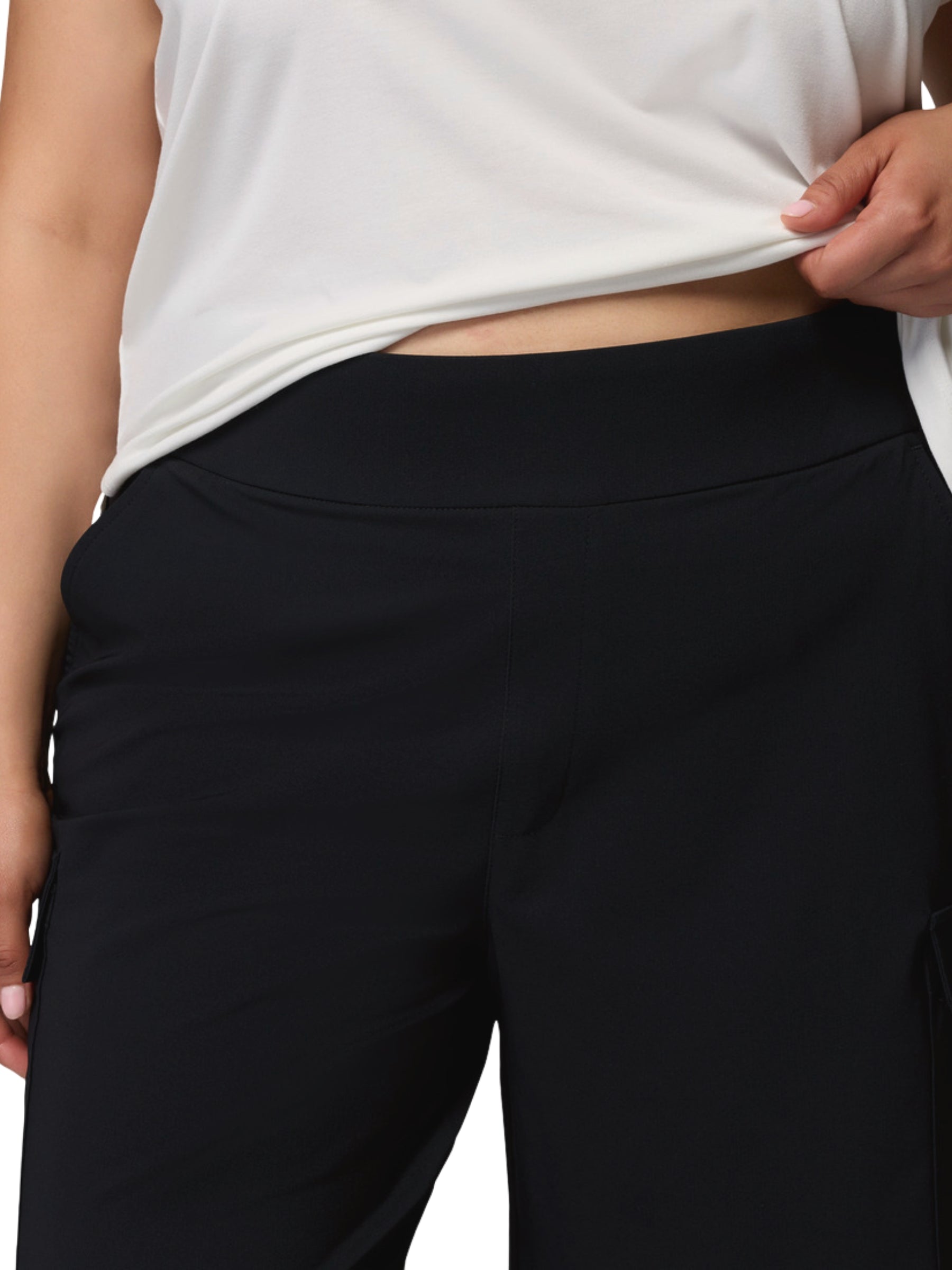 Pantalon Cargo All Seasons Taille Plus - Noir