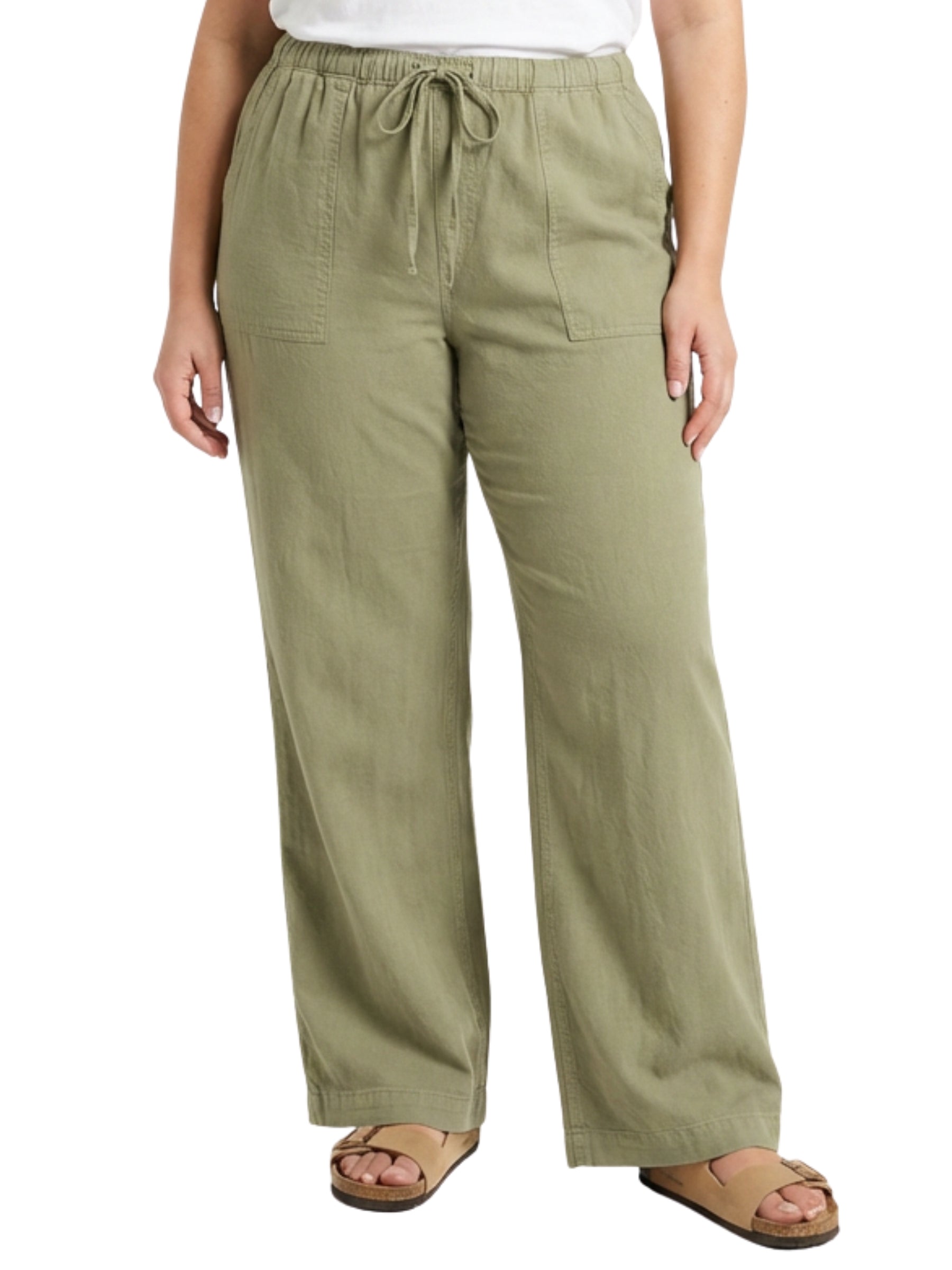 Pantalon Remy Taille Plus - Worn Sage