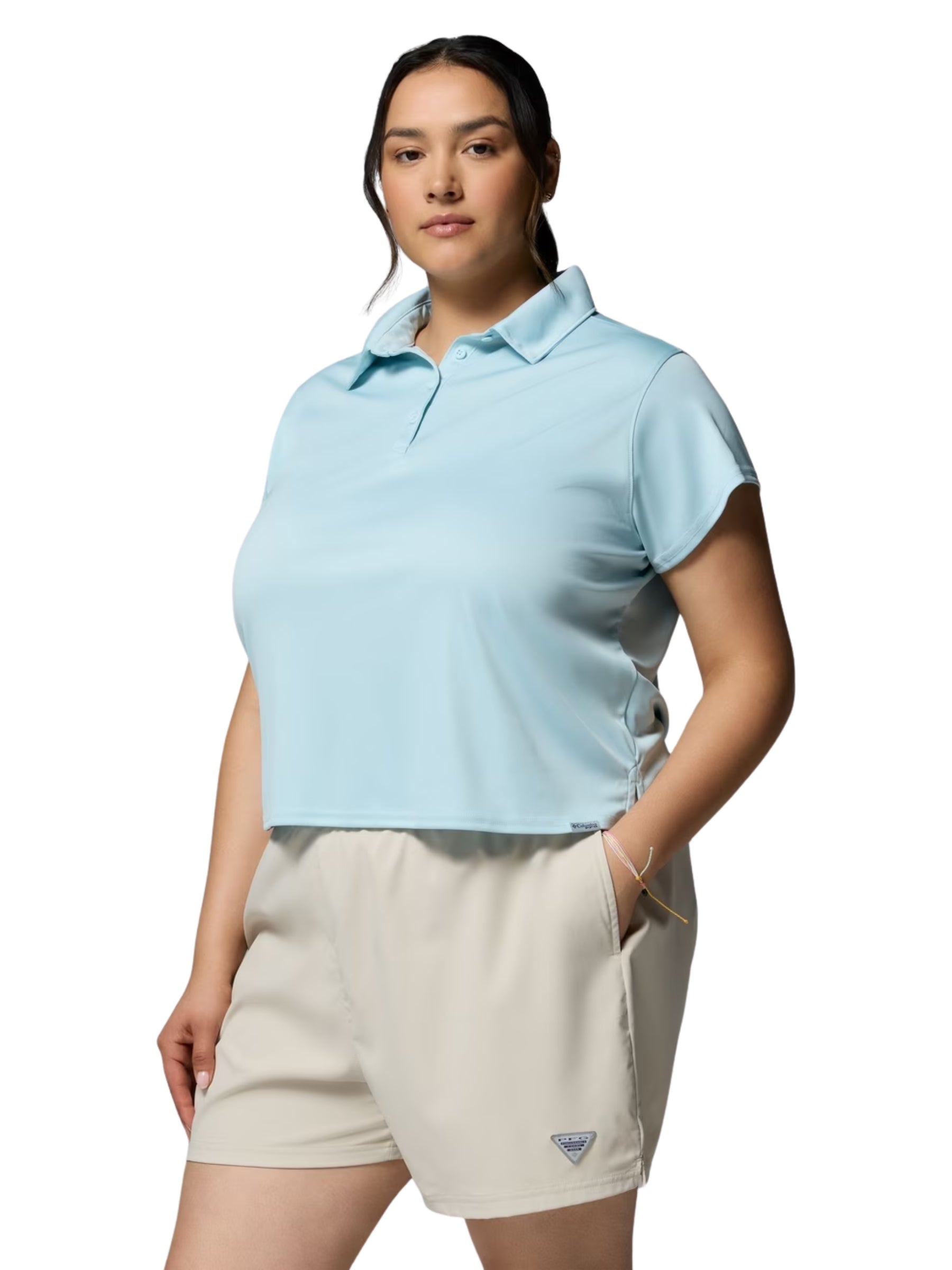 Polo PFG Tidal Tee Taille Plus - Marine Light