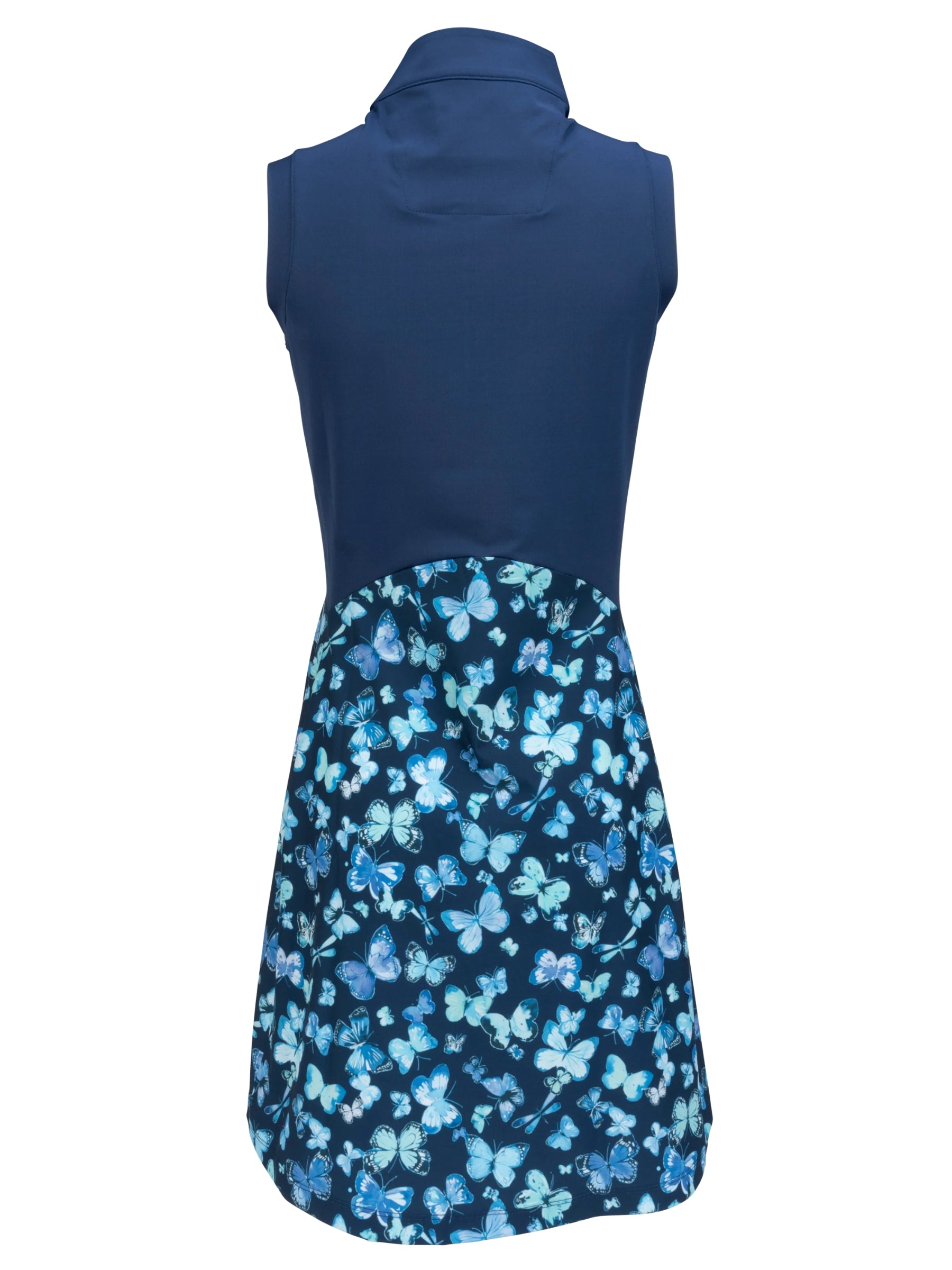 Robe de Golf Butterfly Taille Plus - Navy Multi