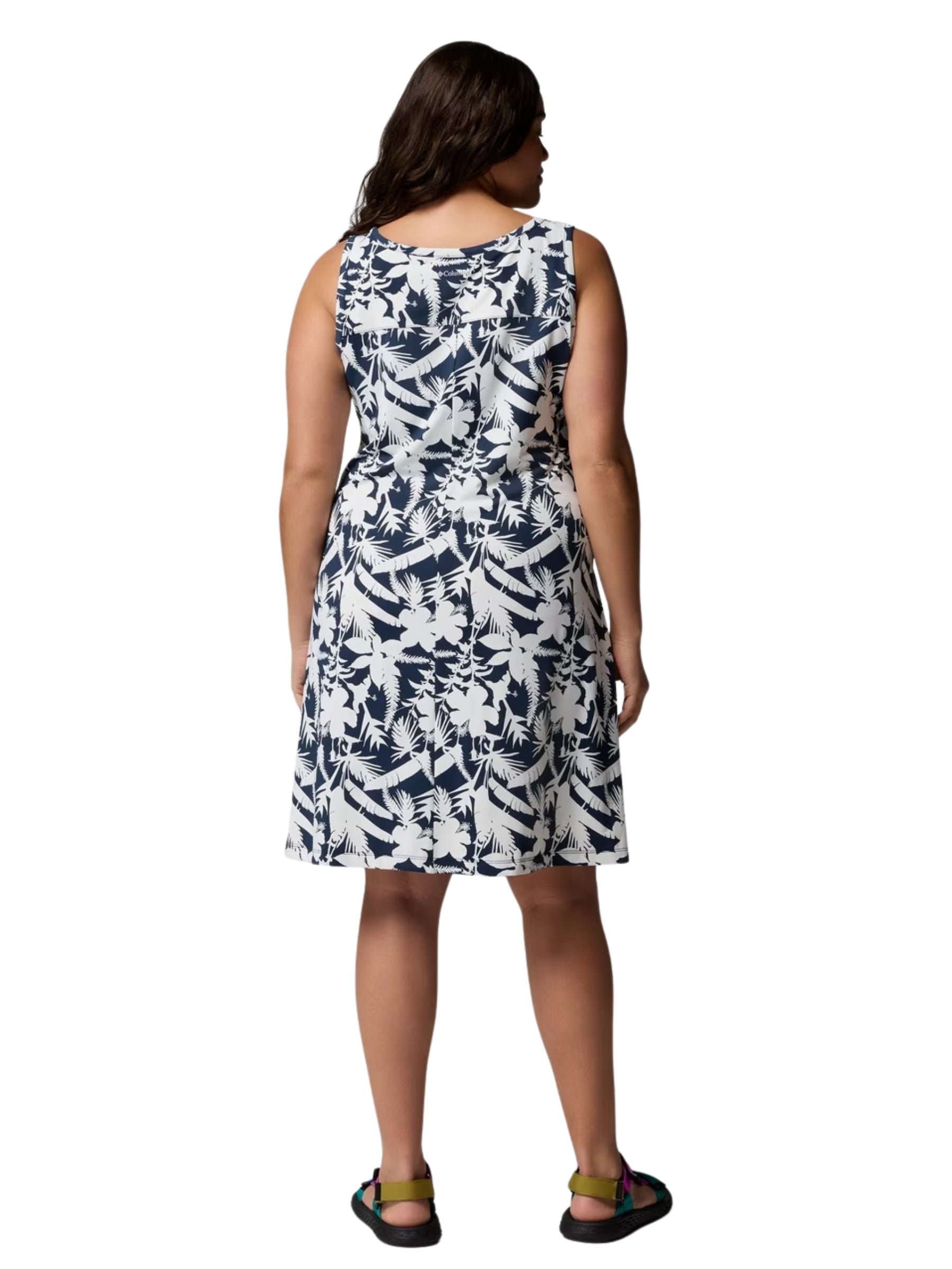 Robe Imprimée Chill River Taille Plus - Collegiate Navy & Botaniflage