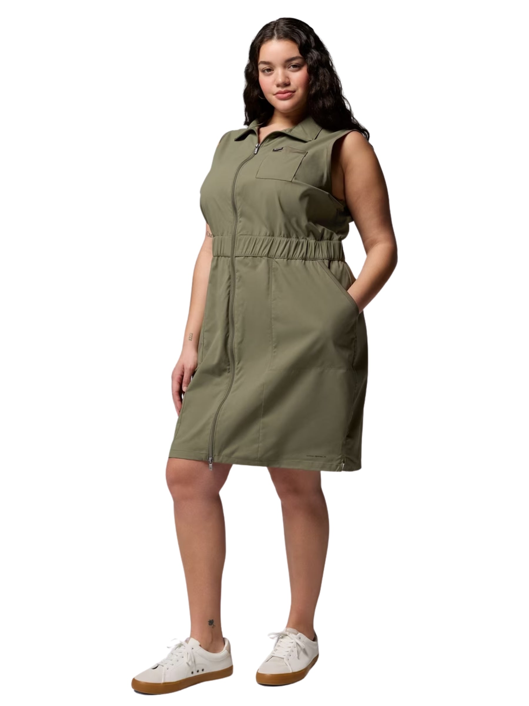 Robe Leslie Falls II Taille Plus - Stone Green