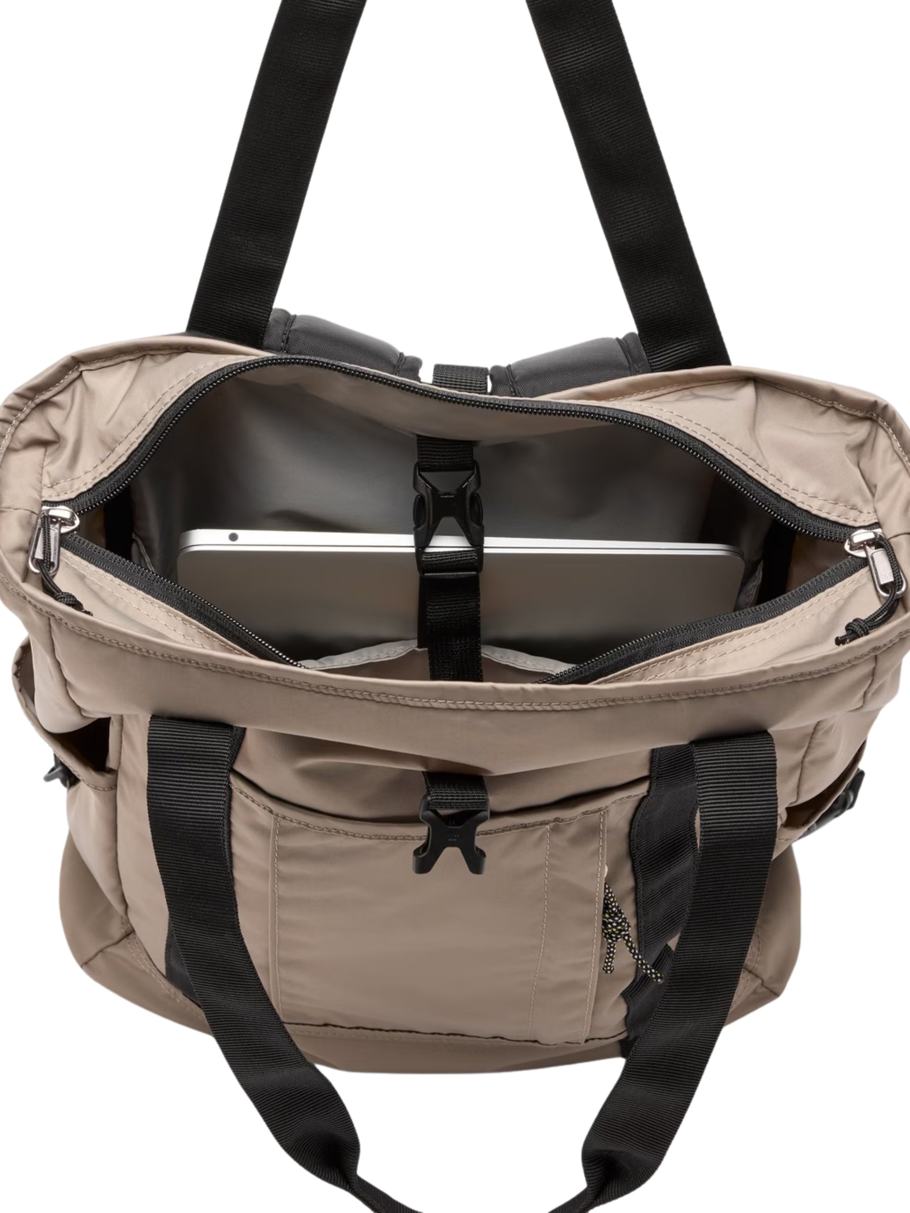 2-in-1 Tote Bag Great Smoky Garden - Wet Sand