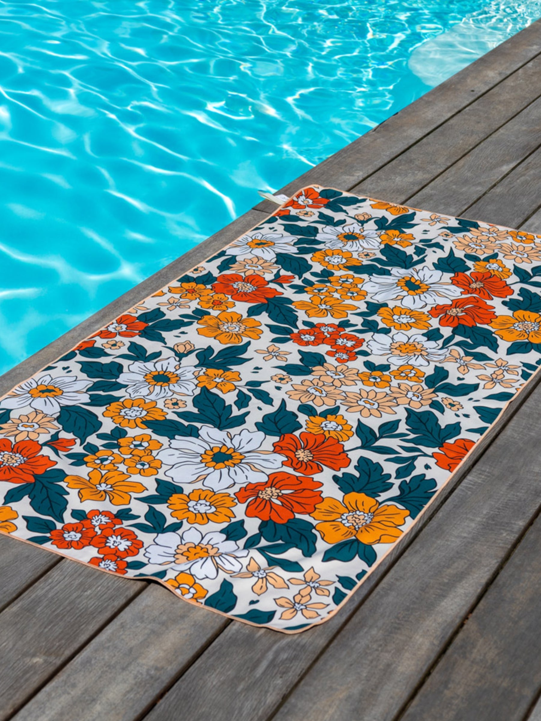 Serviette Microfibre - Fleur Vintage