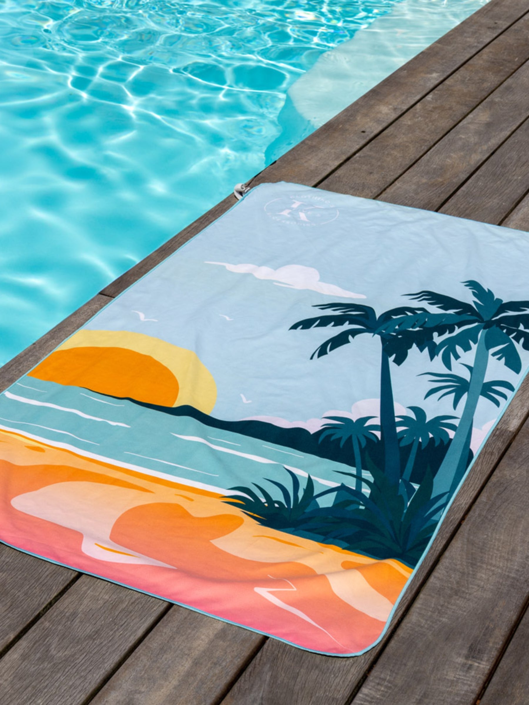 Serviette Microfibre - Soleil Couchant