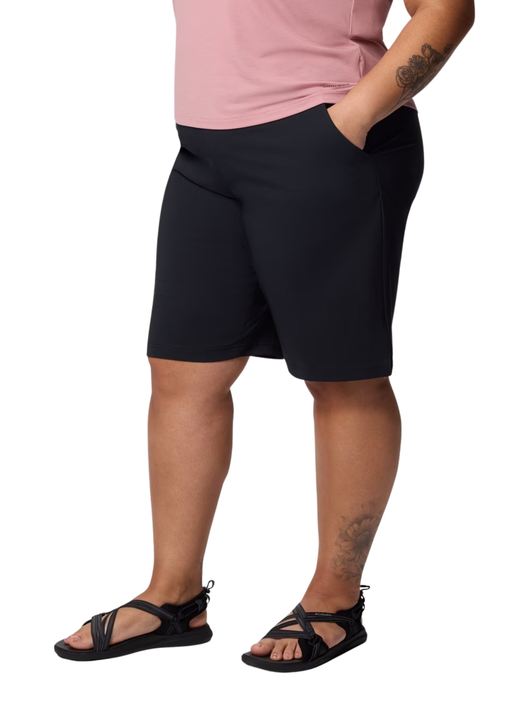 Short Long All Season Taille Plus - Noir