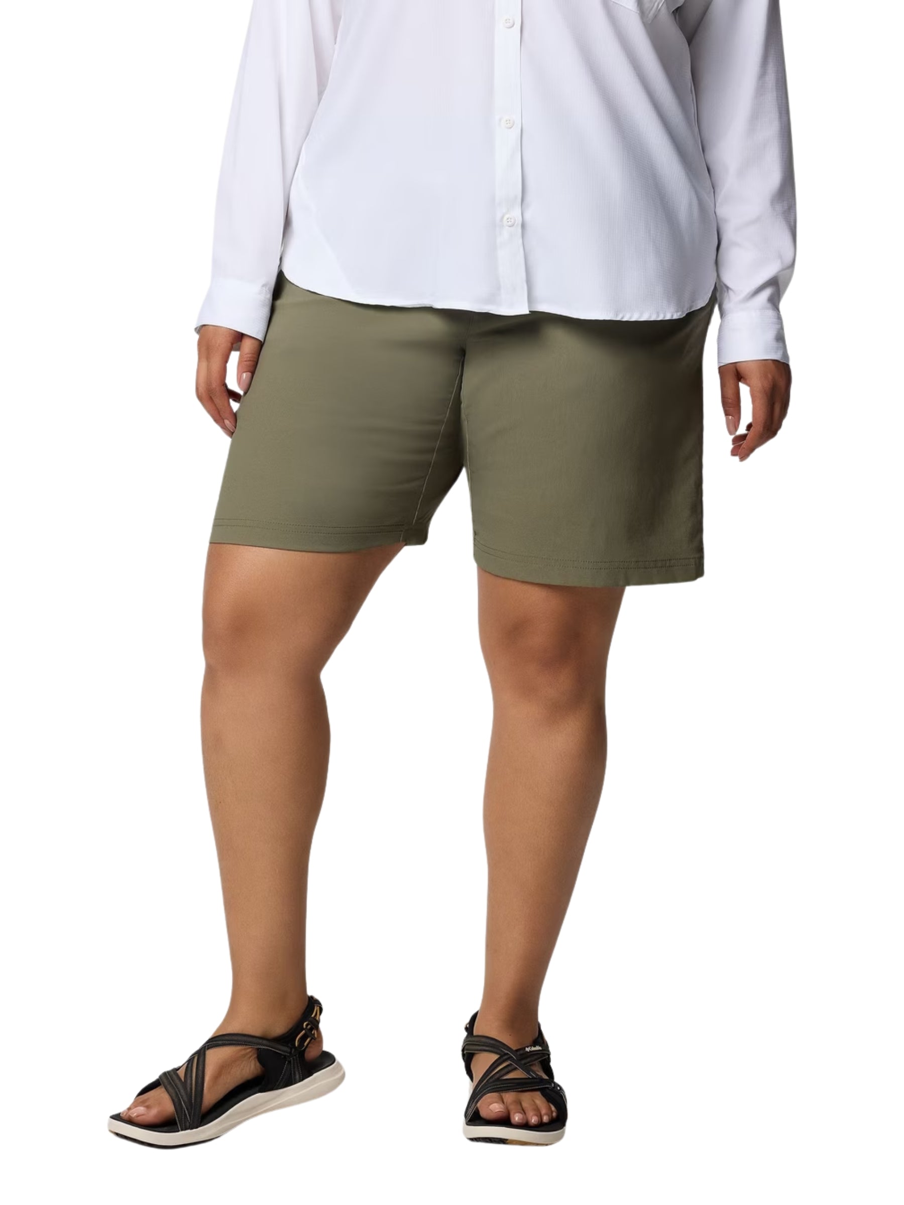 Short Long Leslie Falls II Taille Plus - Stone Green