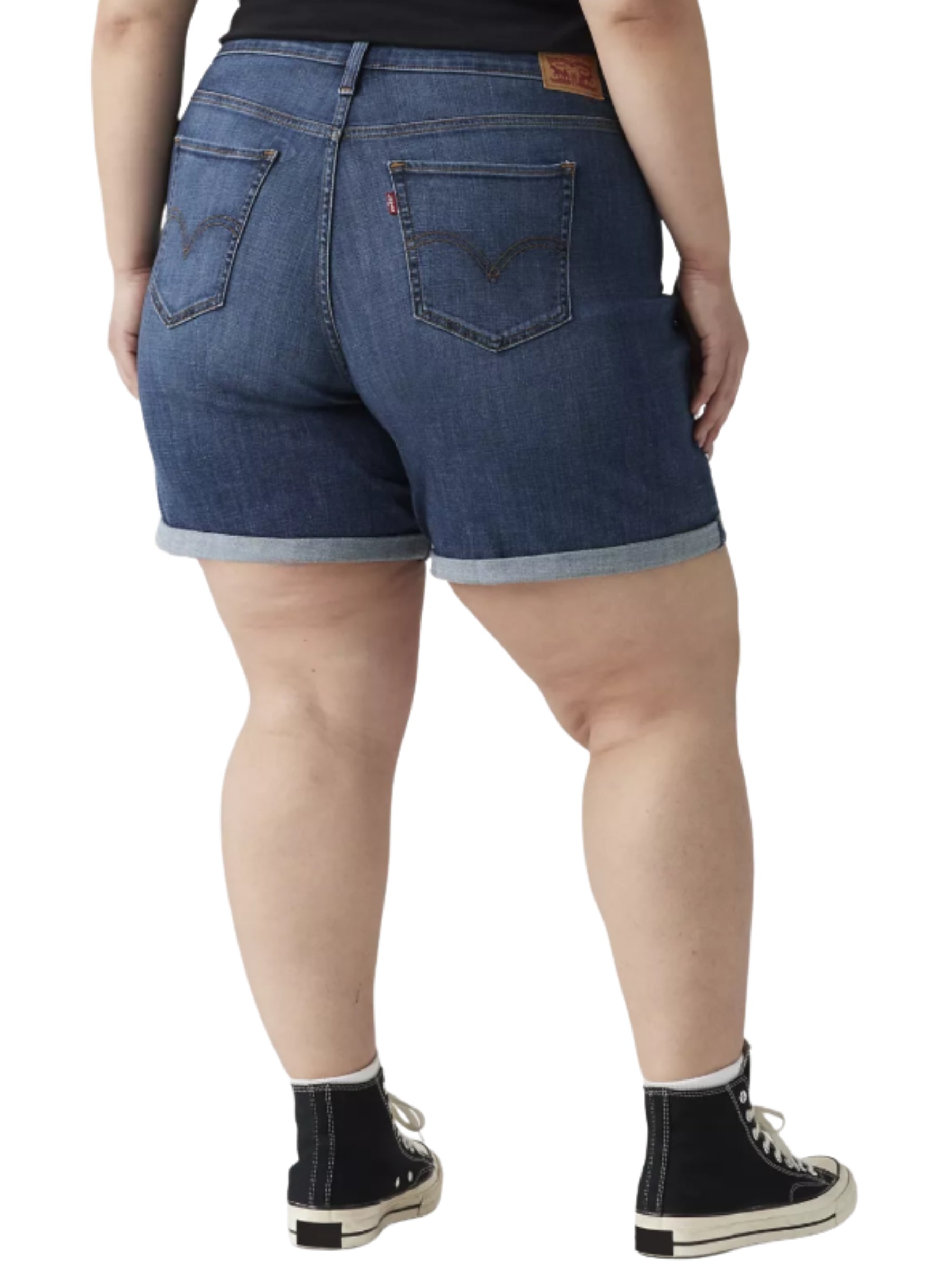 Plus Size Mid-Length Shorts - Stop The Confusion