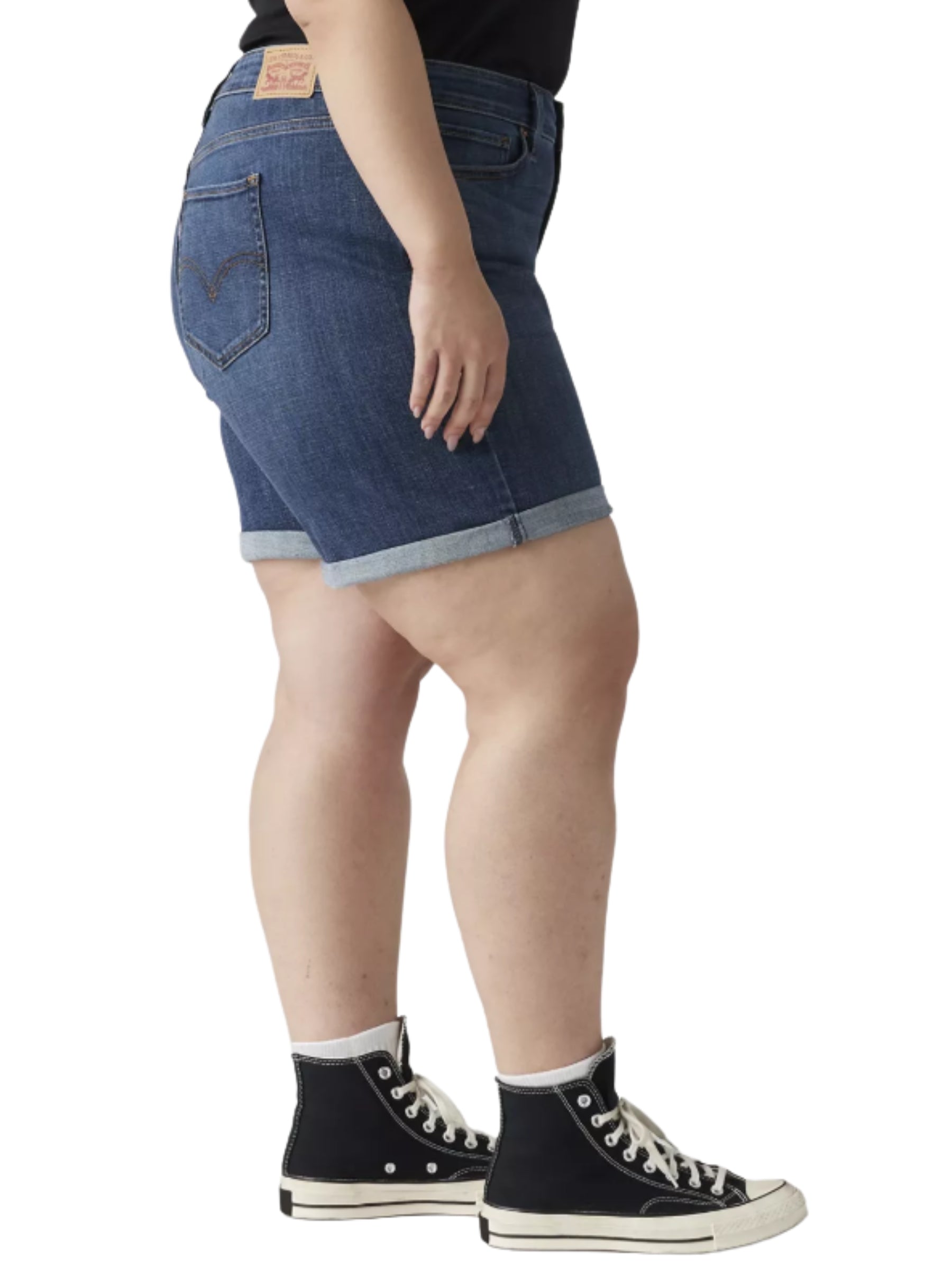 Plus Size Mid-Length Shorts - Stop The Confusion
