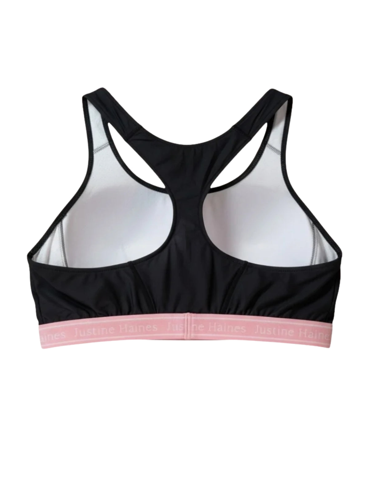 Classic T-Back Sports Bra - Black
