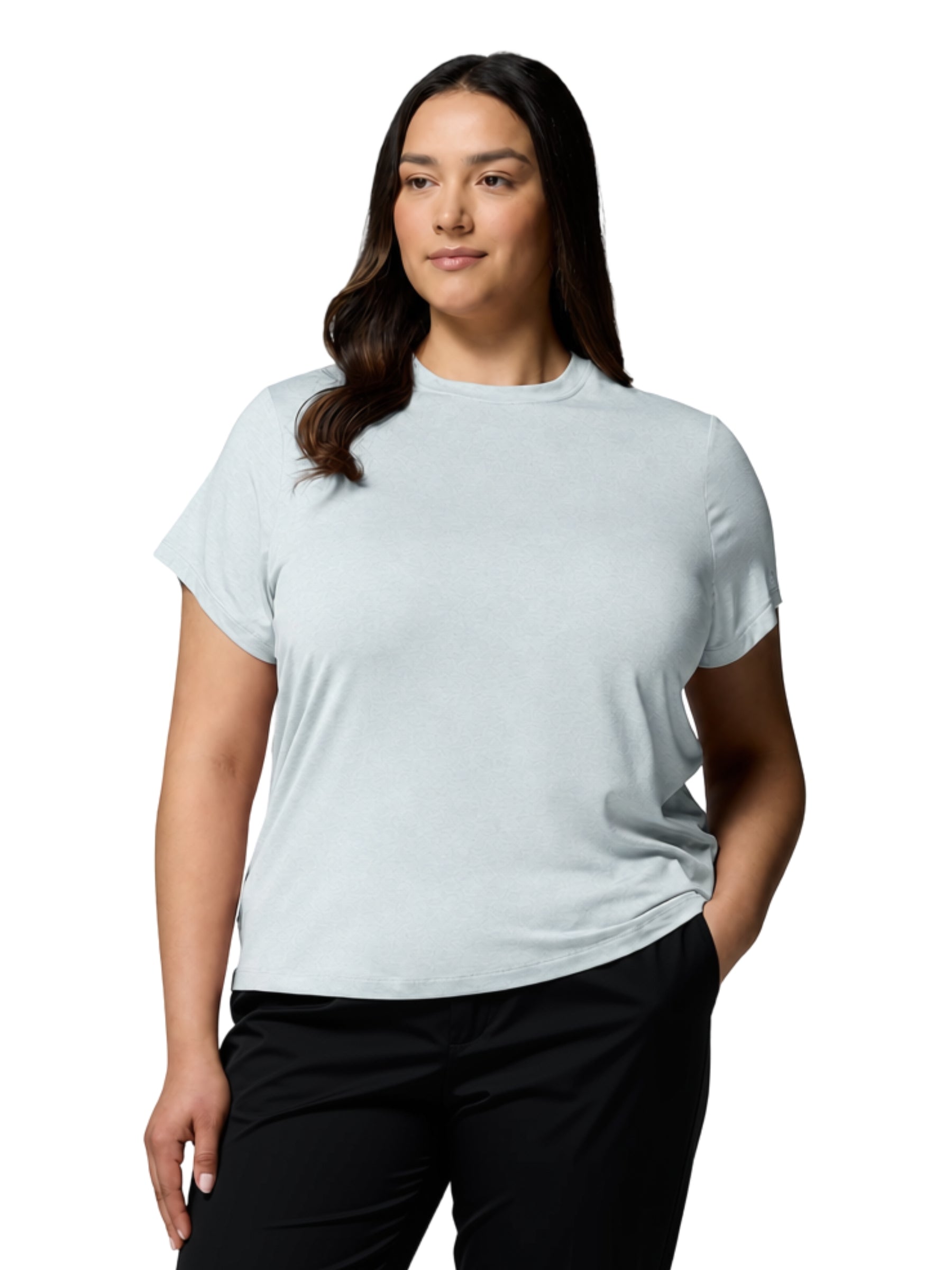 Parsons Point Logo Plus Size T-shirt - Tea Light Heather