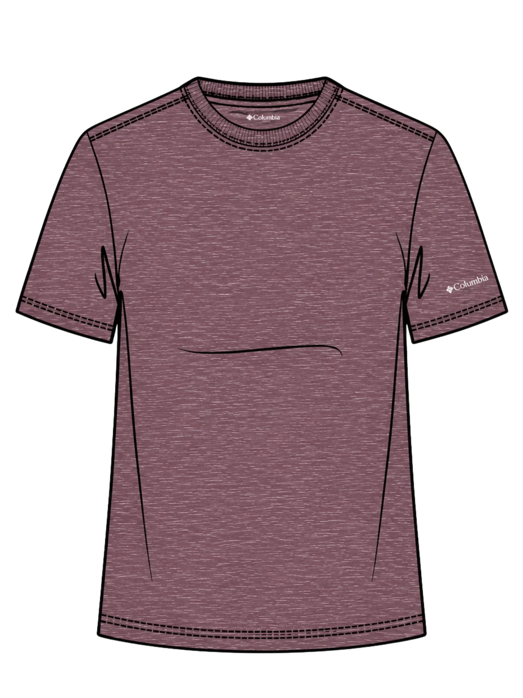 Parsons Point Plus Size Logo T-Shirt - Antique Mauve Heather