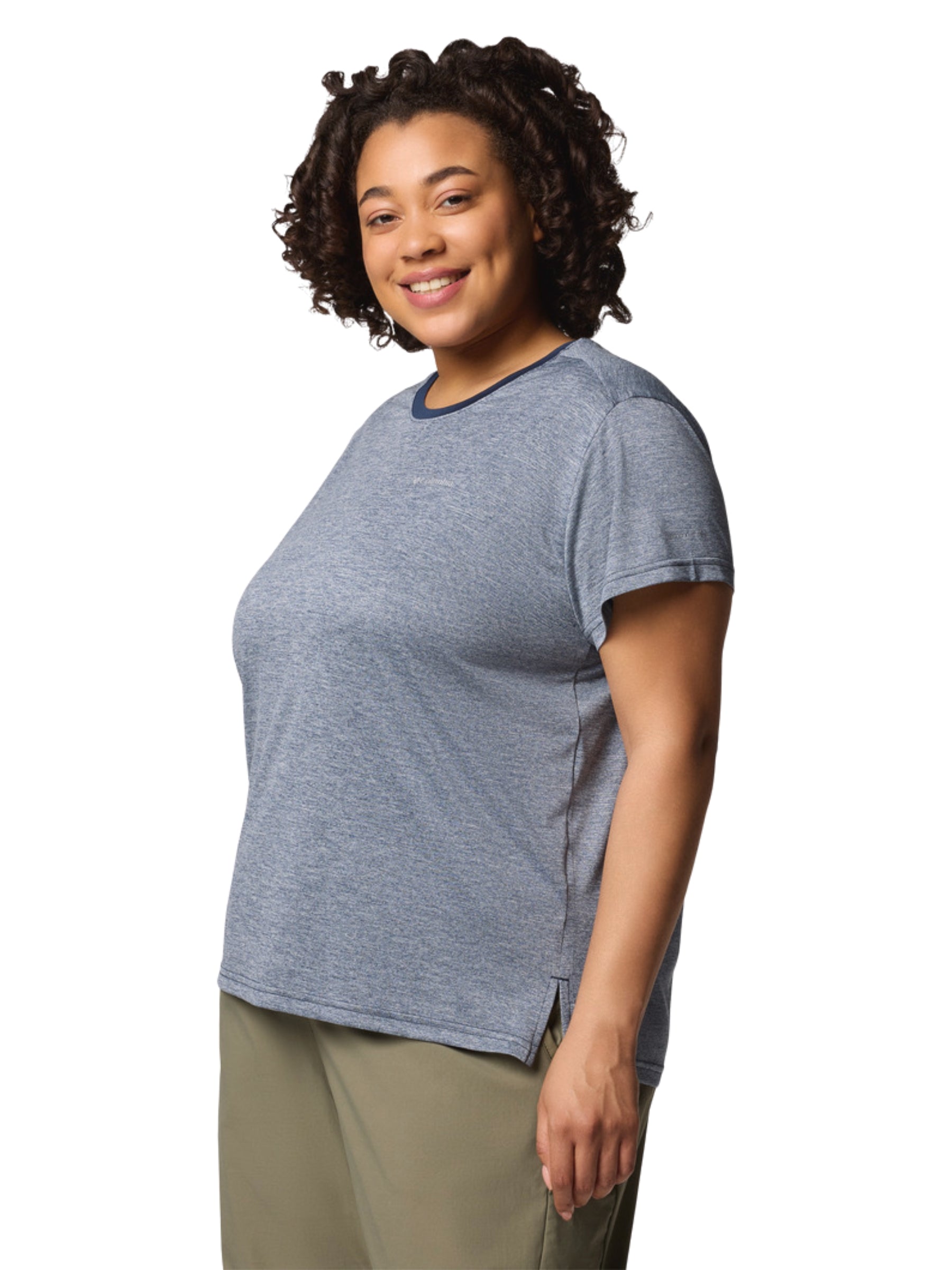 BlueVista Hill Plus Size T-Shirt - Collegiate Navy Heather