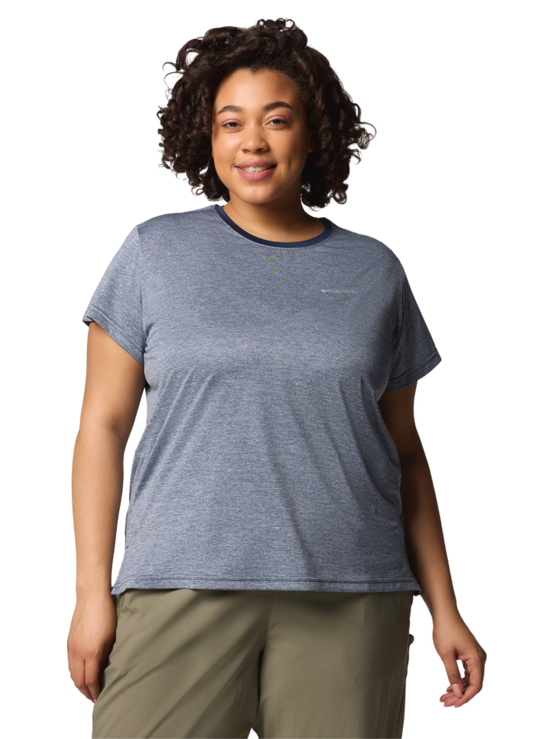 BlueVista Hill Plus Size T-Shirt - Collegiate Navy Heather