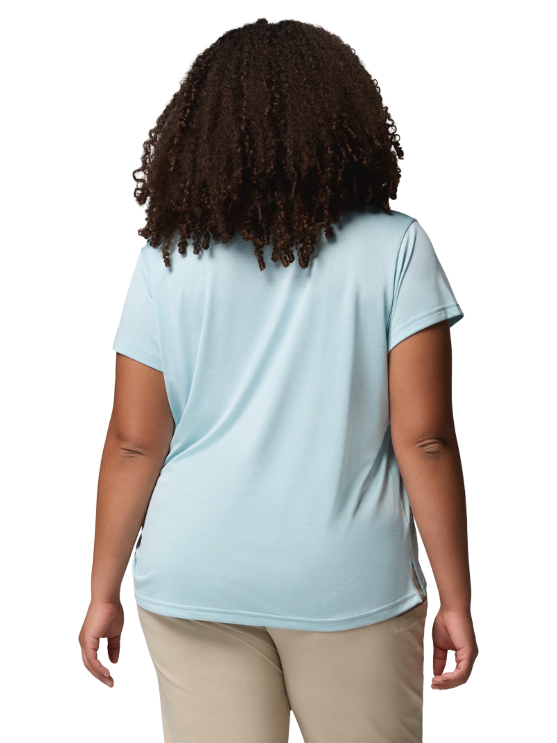 BlueVista Hill Plus Size T-shirt - Light Heather Navy