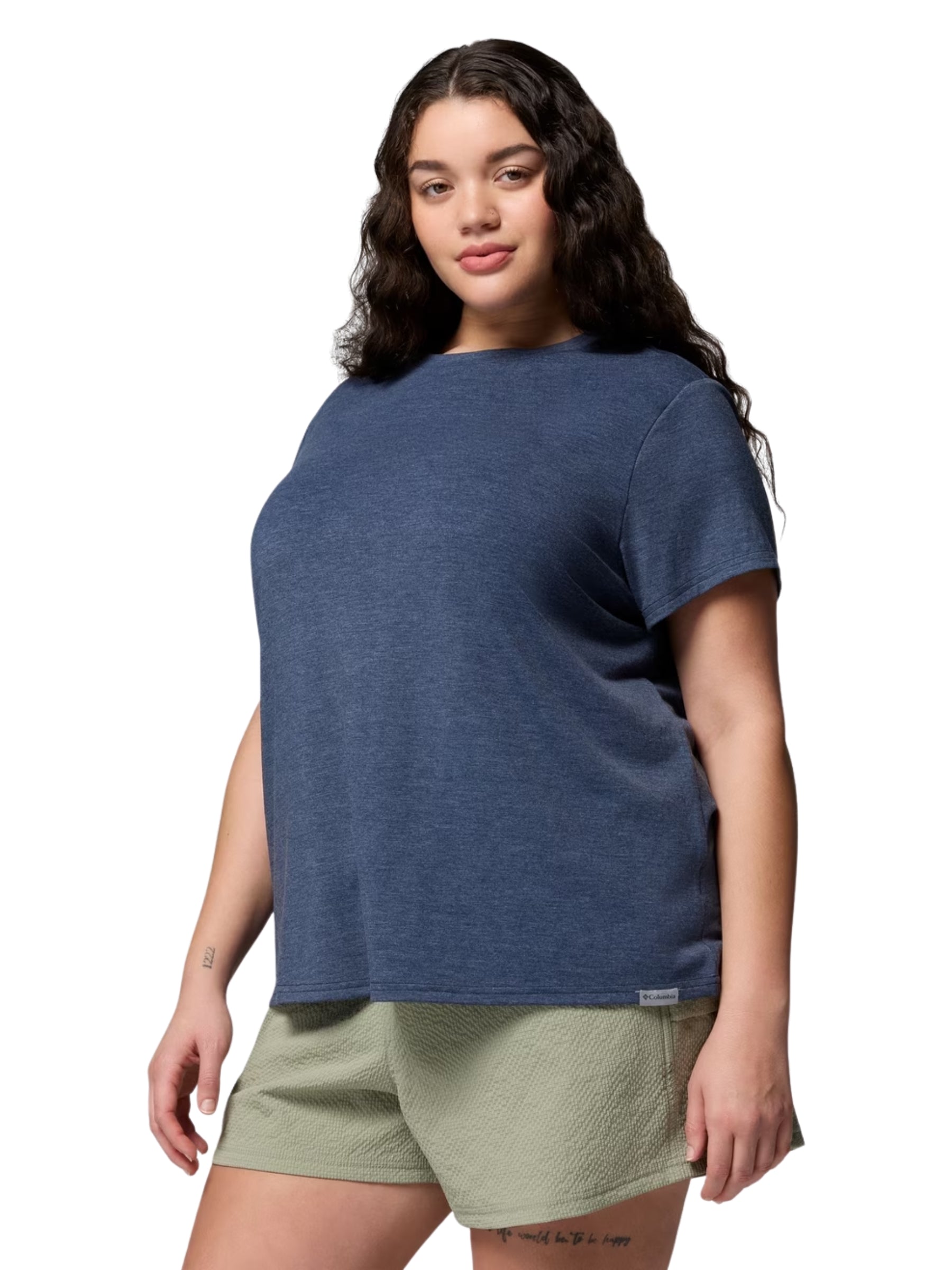 Soft & Stretchy CSC Plus Size T-Shirt - Collegiate Navy Heather
