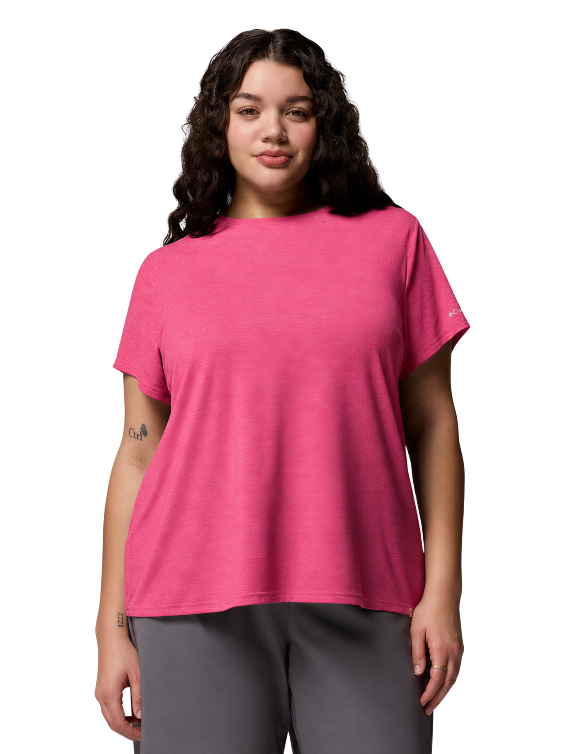 Soft & Stretchy CSC Plus Size T-Shirt - Nico Heather
