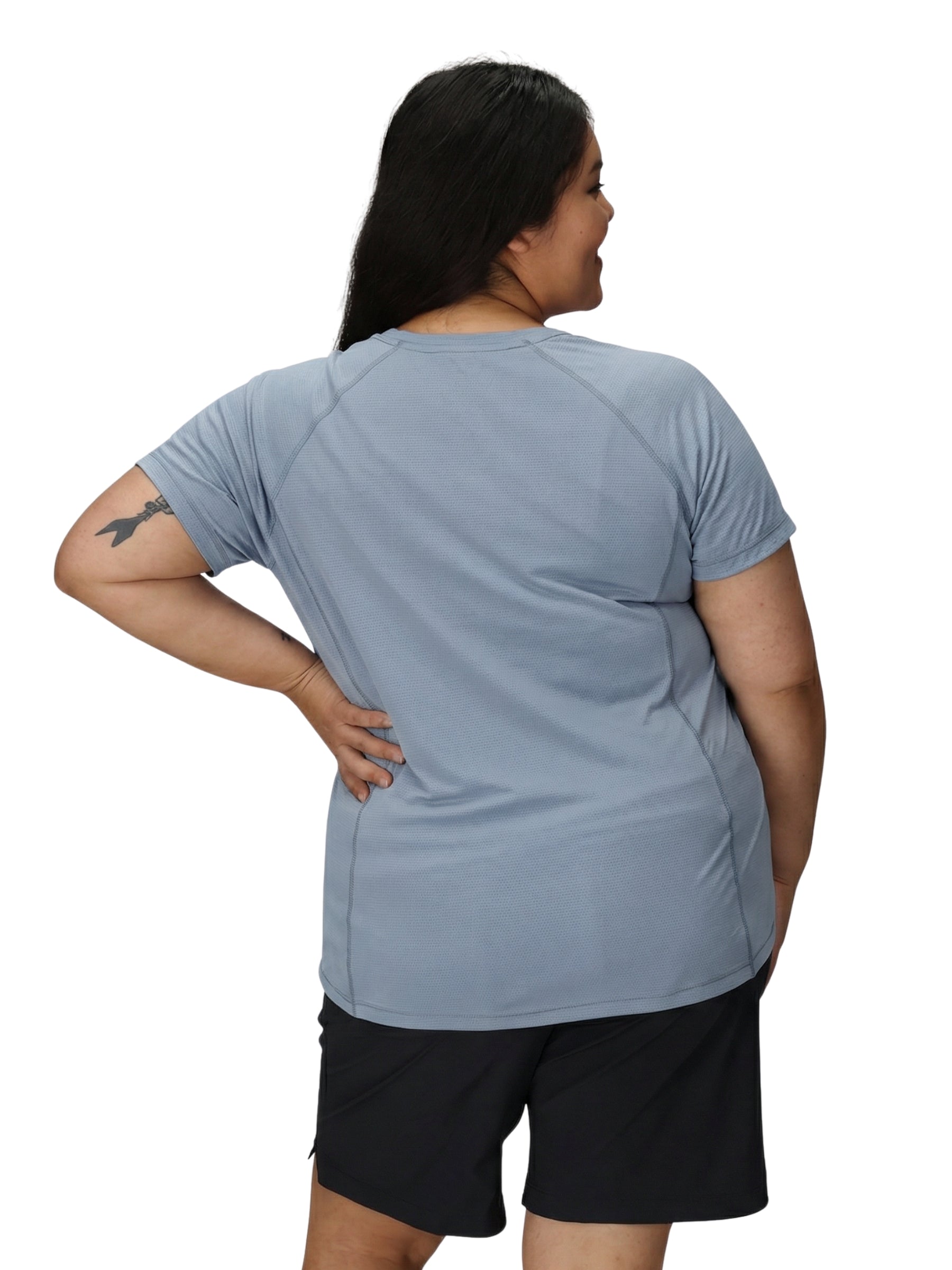 T-Shirt Echo Taille Plus - Skyline