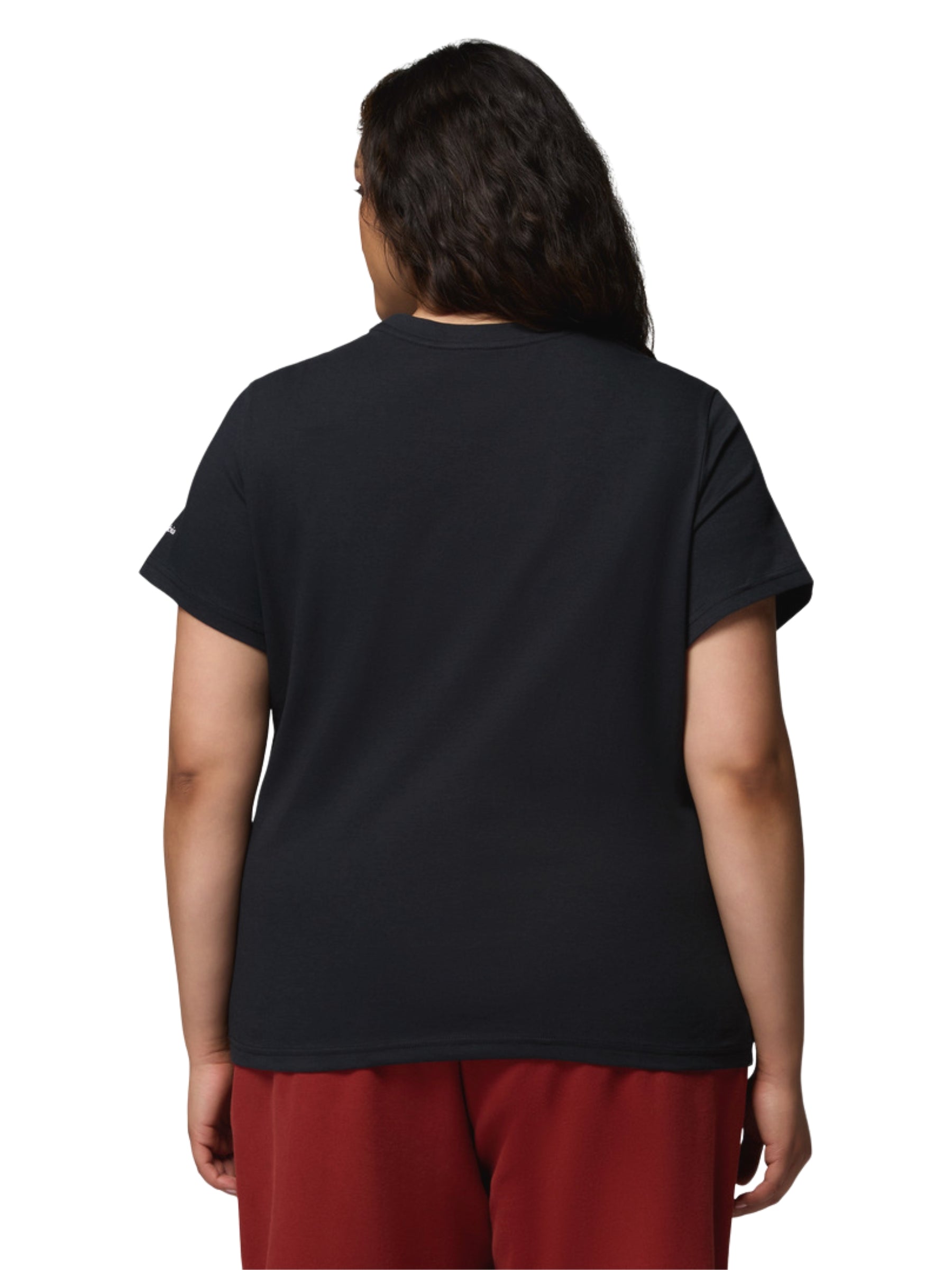 T-shirt Imprimé Rolling Bend Taille Plus - Black & Flower Power Badge