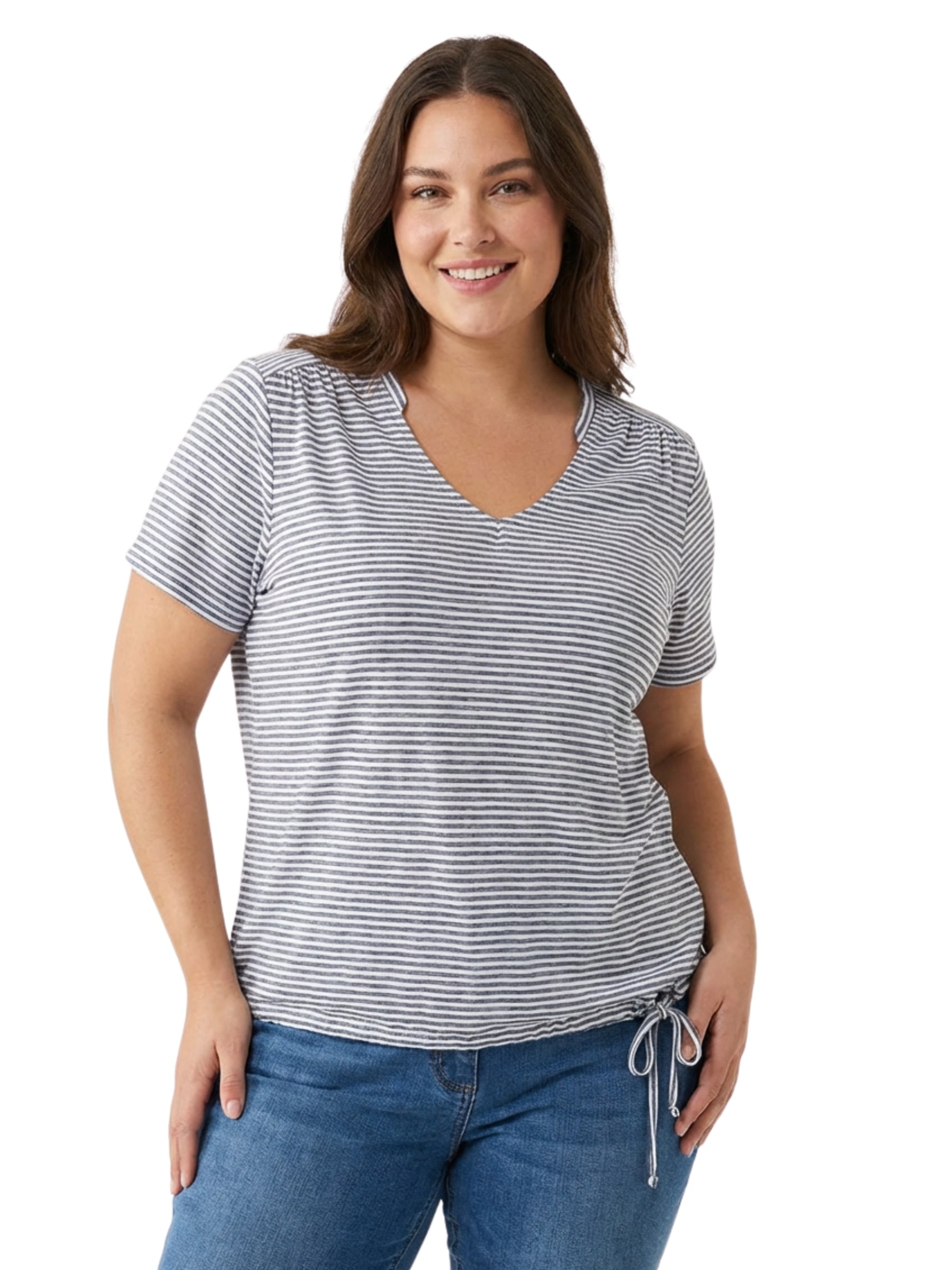 T-shirt Lilleo Taille Plus - Blue Night