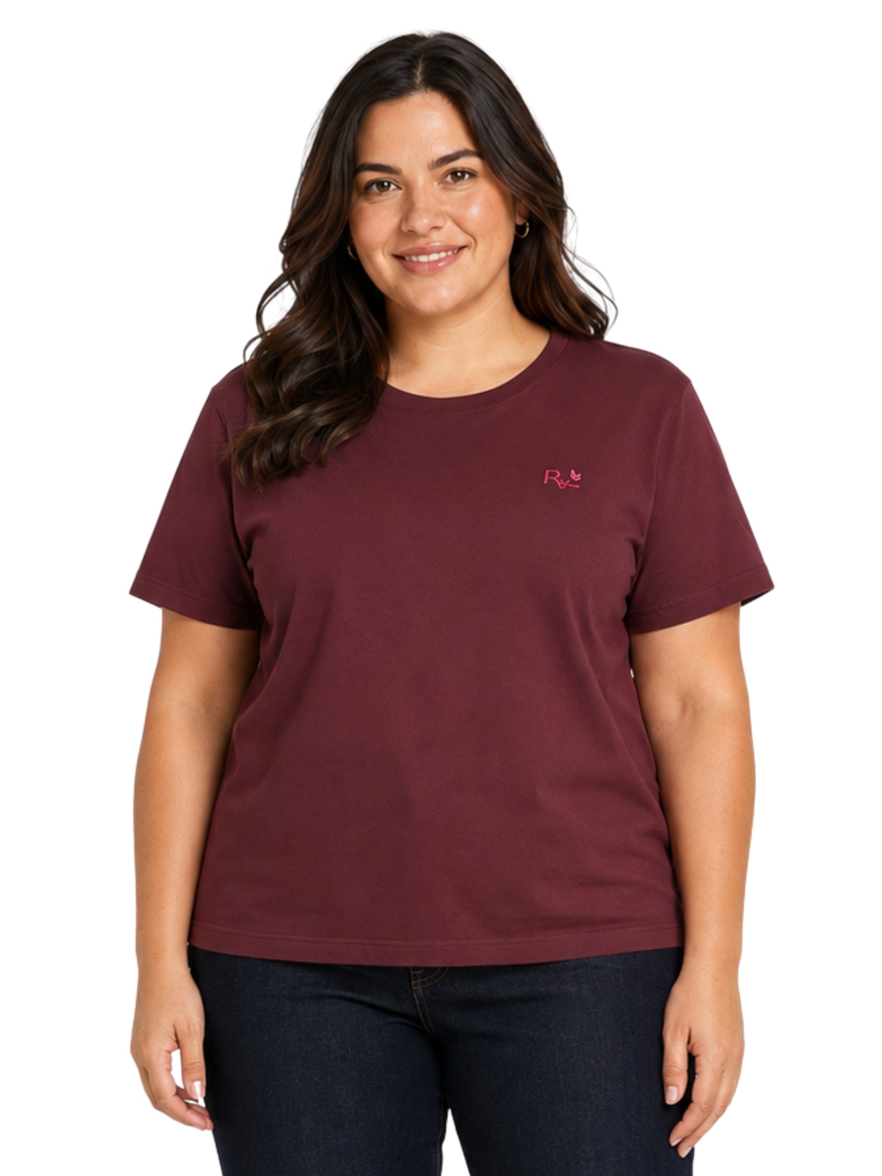 Adori Love Plus Size T-Shirt - Wine