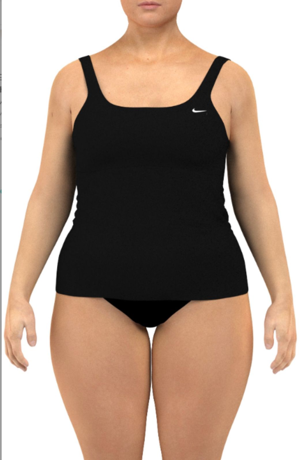 Tankini Encolure Dégagée Taille Plus de Nike