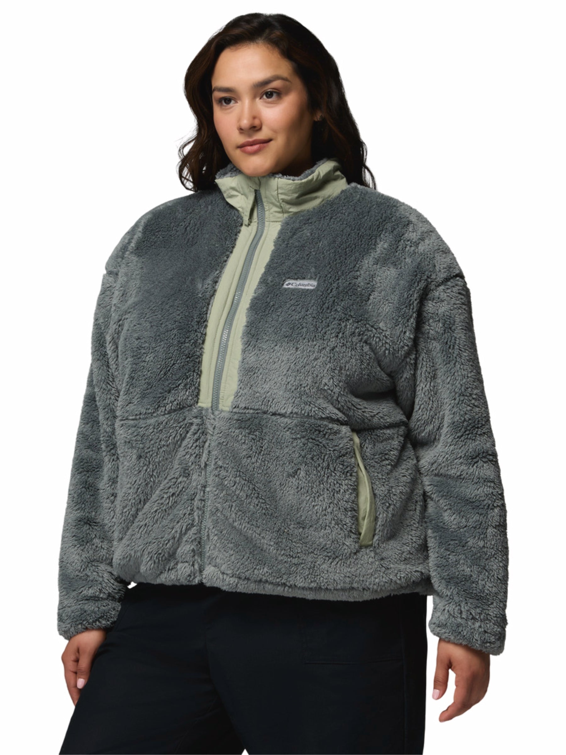 Women's Plus Size Boundless Discovery II Sherpa Jacket - Sedona Sage & Safari