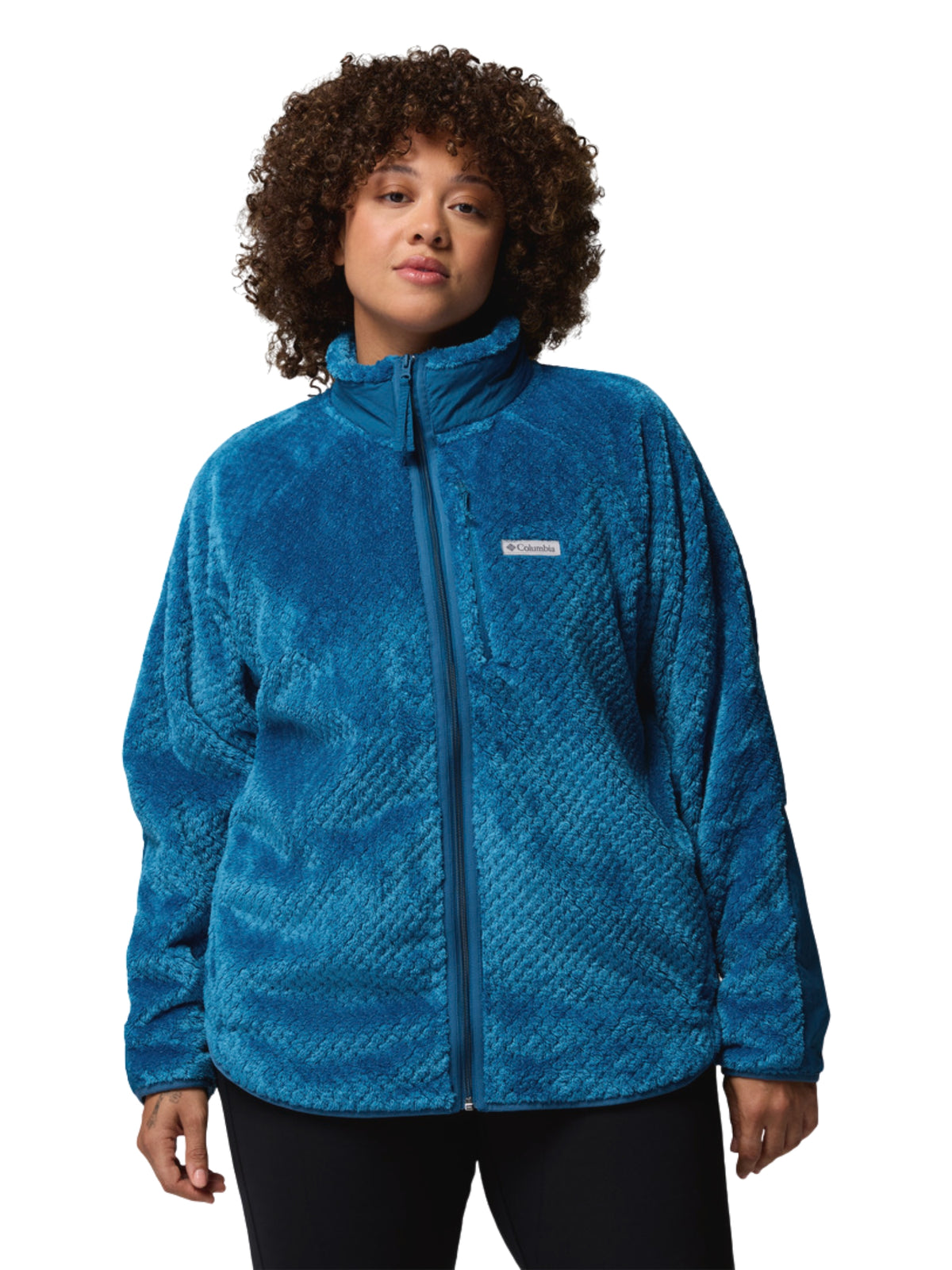 Veste Polaire Canyon Camp Overlay à Fermeture Éclair Taille Plus - Phoenix Blue