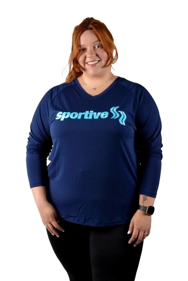Plus Size Odi Long Sleeve Shirt by Sportive Plus