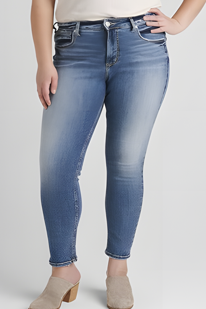 Jeans Avery Skinny Taille Plus de Silver Jeans