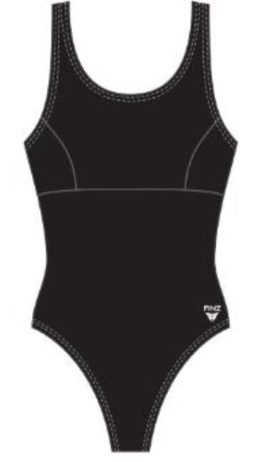 Maillot d'Aquaforme Dos Croisé Taille Plus de Finz