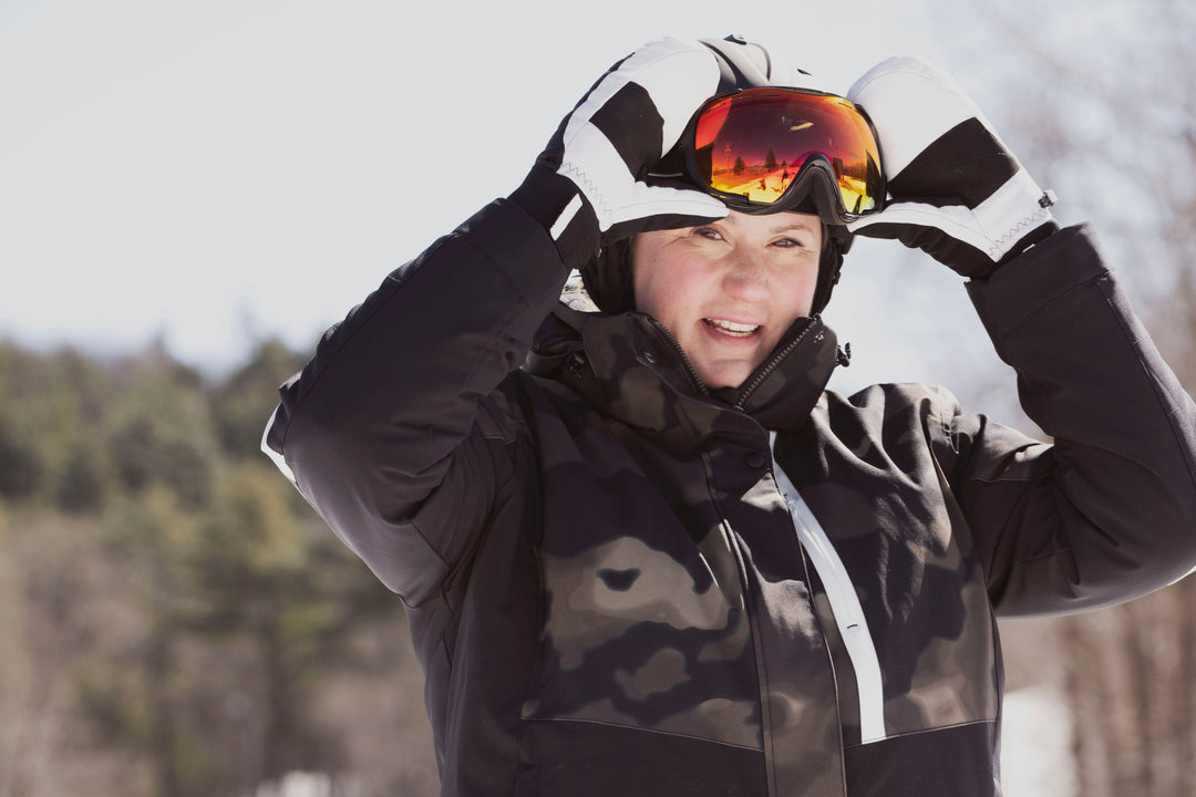 Manteau de Ski Val-d'Isère Taille Plus de Sportive Plus