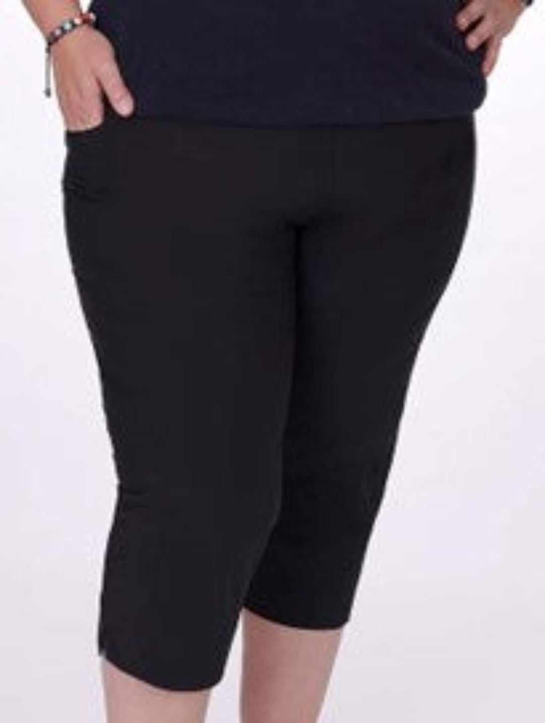 Women's Luhta Sports capri pants, size 46 (Black)